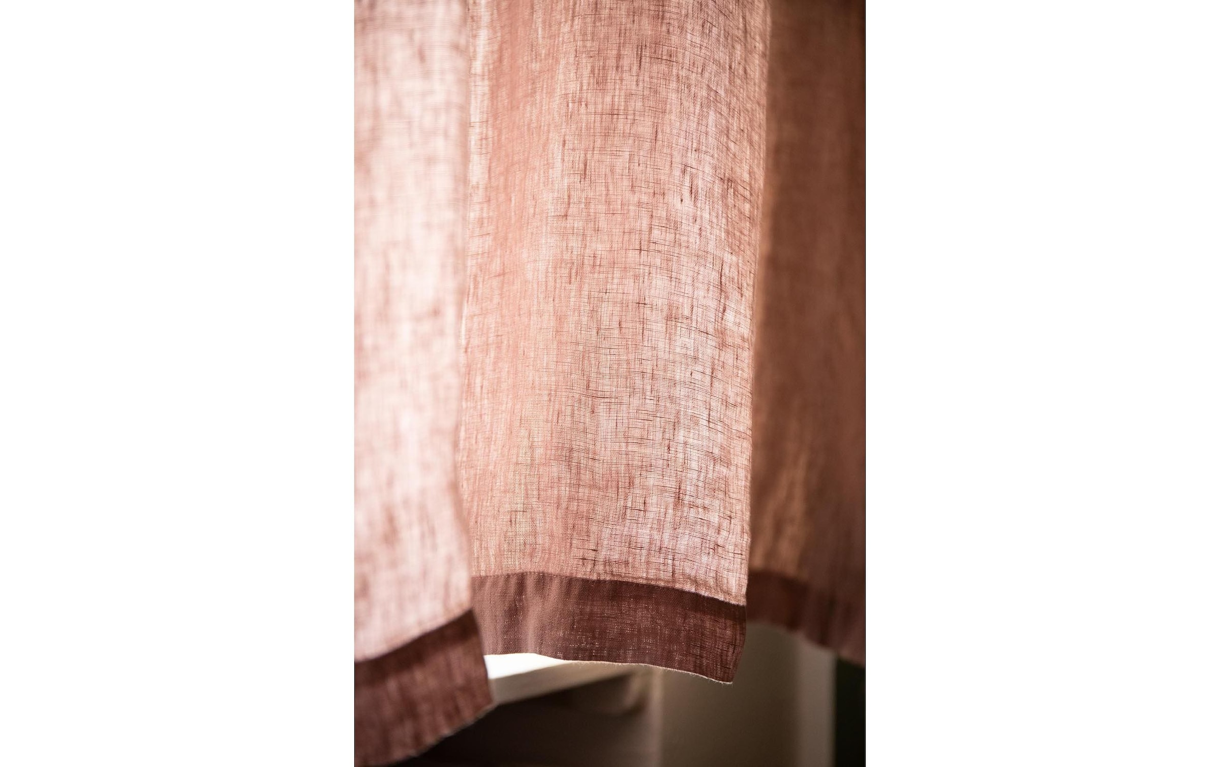 Urbanara Rideau »2er-Set Mafalda Nova 140 cm x 245 cm« Ruban plissé 2 cuis tlg.
