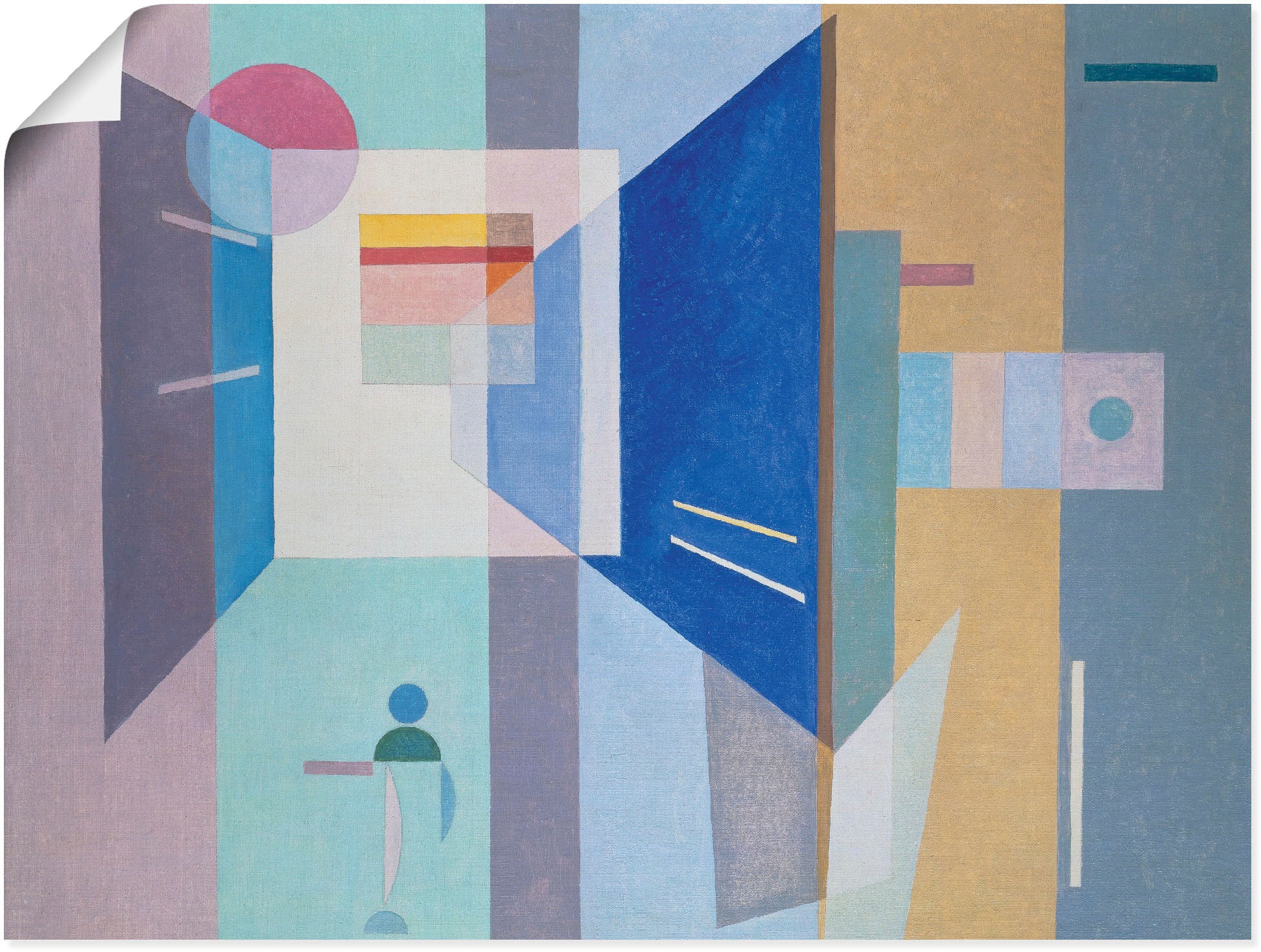 Image of Artland Wandbild »Nach Rechts - nach Links 1932«, Muster, (1 St.), in vielen Grössen & Produktarten -Leinwandbild, Poster, Wandaufkleber / Wandtattoo auch für Badezimmer geeignet bei Ackermann Versand Schweiz