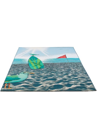Sansibar Teppich »Rantum Beach SA-021«, rechteckig, 5 mm Höhe, Flachgewebe, modernes... kaufen