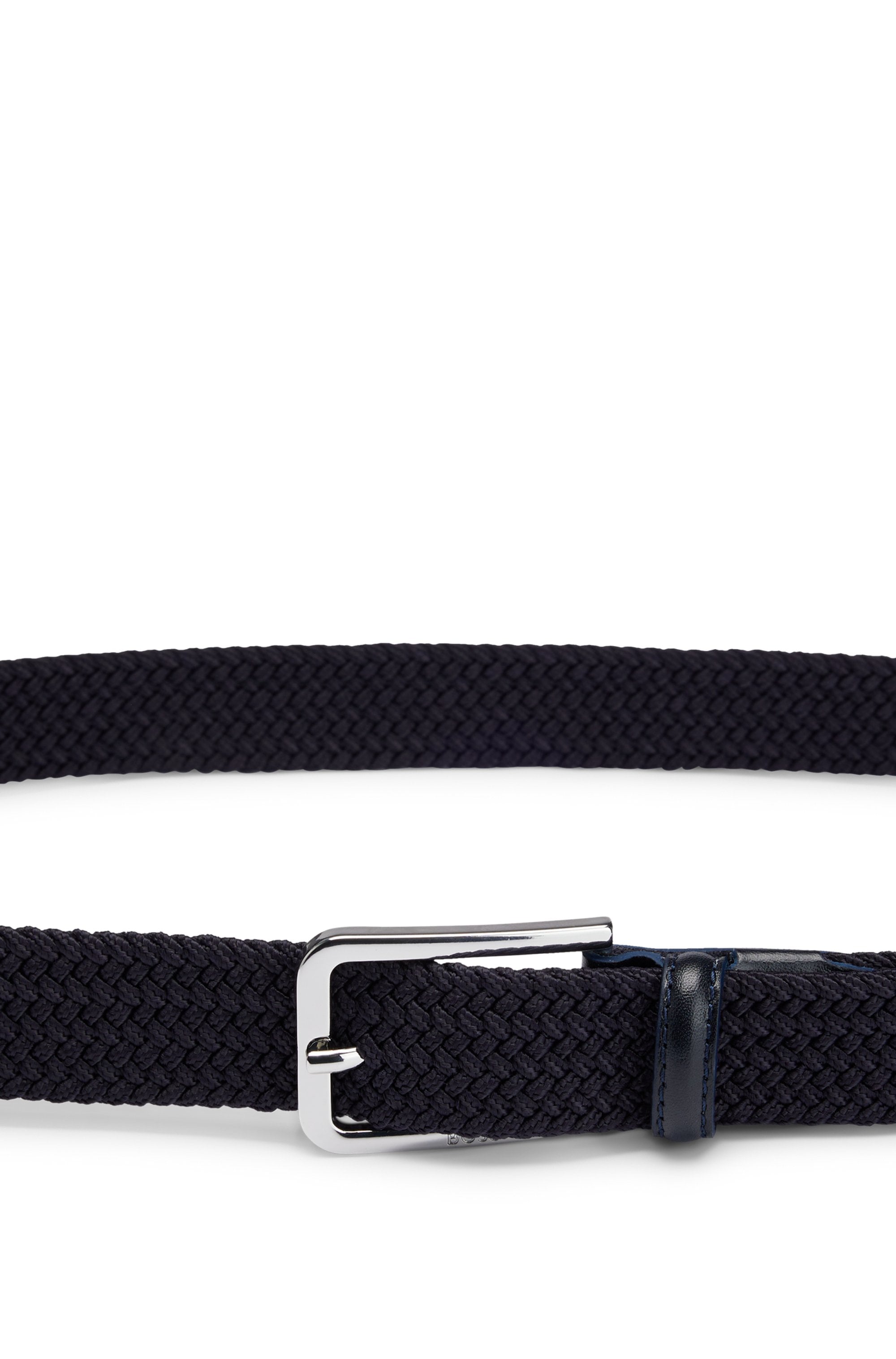 BOSS Flechtgürtel »Clorio«, mit BOSS Logo-Schriftzug auf der Schliesse und Leder-Schlaufe