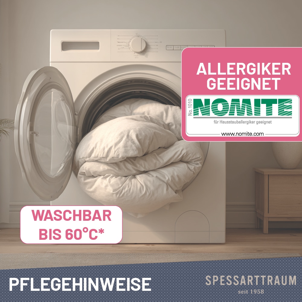SPESSARTTRAUM Gänsedaunenkopfkissen »Premium, Kopfkissen 1-tlg. oder  2-tlg. 40x80 oder 80x80 cm« Füllung: 90Gaensedaunen10Gaensefedern Spar-Set, 1 Stk. tlg. hergestellt in Deutschland, allergikerfreundlich, im Set günstiger