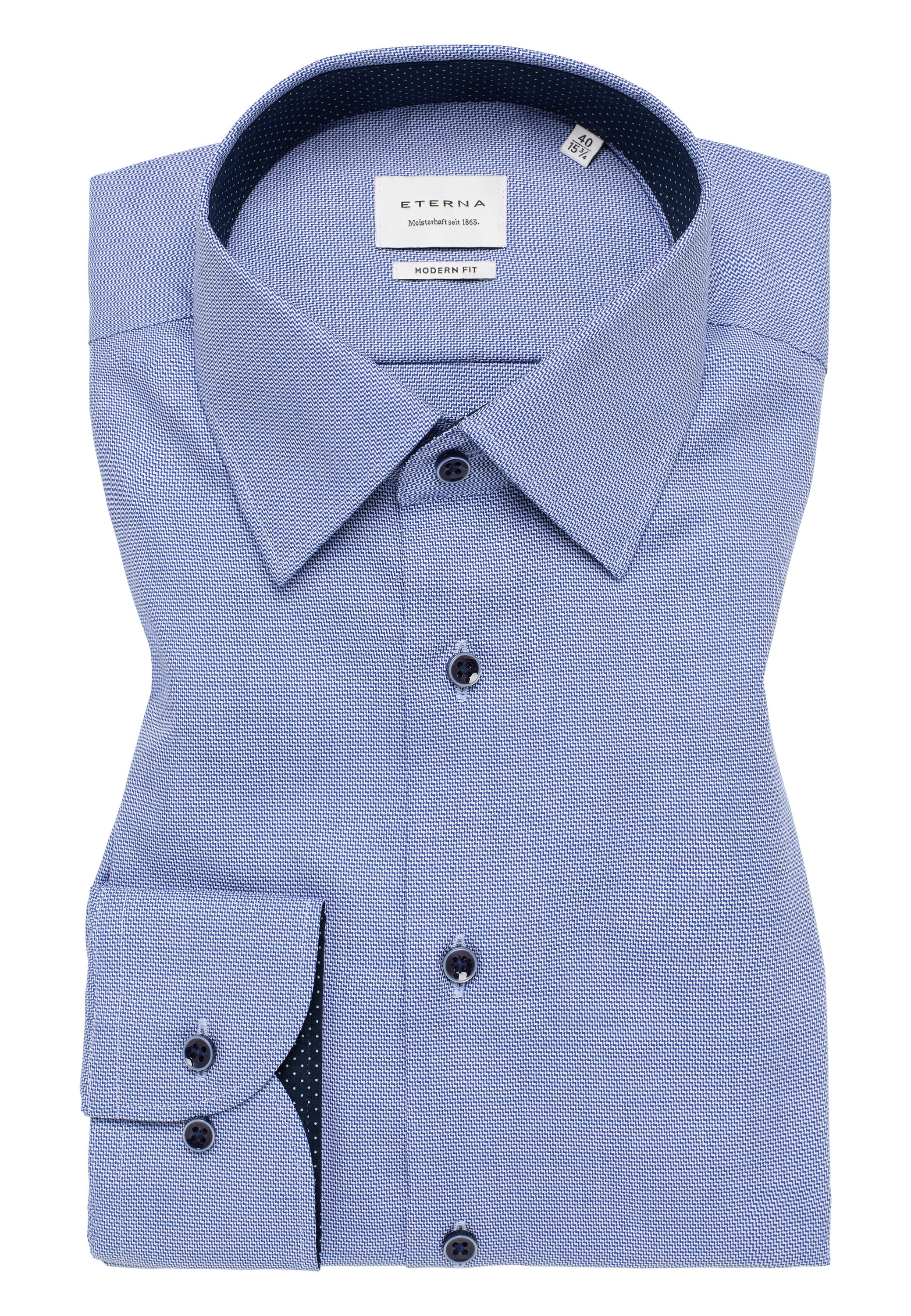 Eterna Chemise à manches longues »MODERN FIT« NON IRON (bügelfrei)