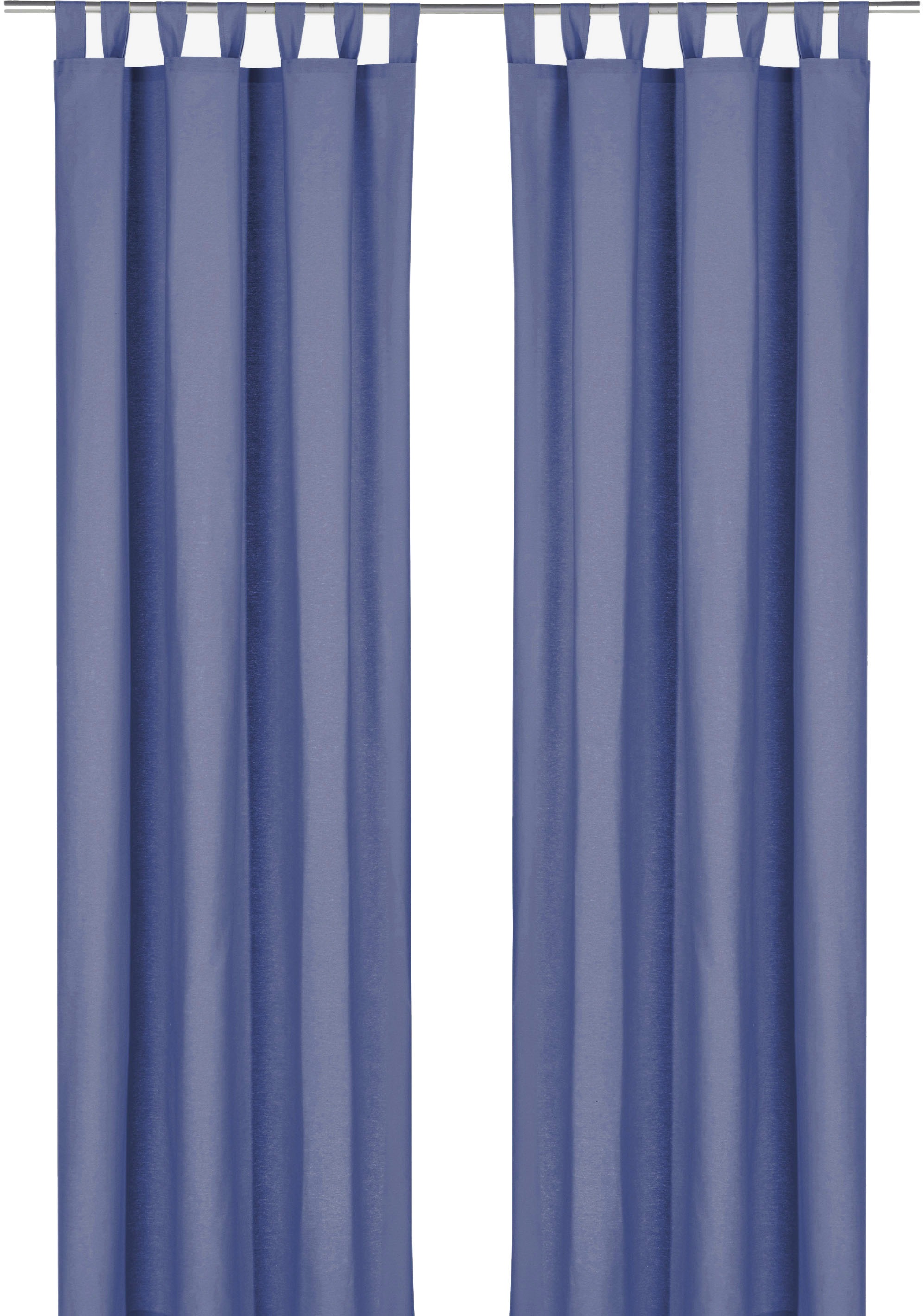 Weckbrodt Vorhang "Sento" Schlaufen 1 Stk. tlg. Baumwolle, blickdicht, matte Struktur, unifarben, Gardine, Store