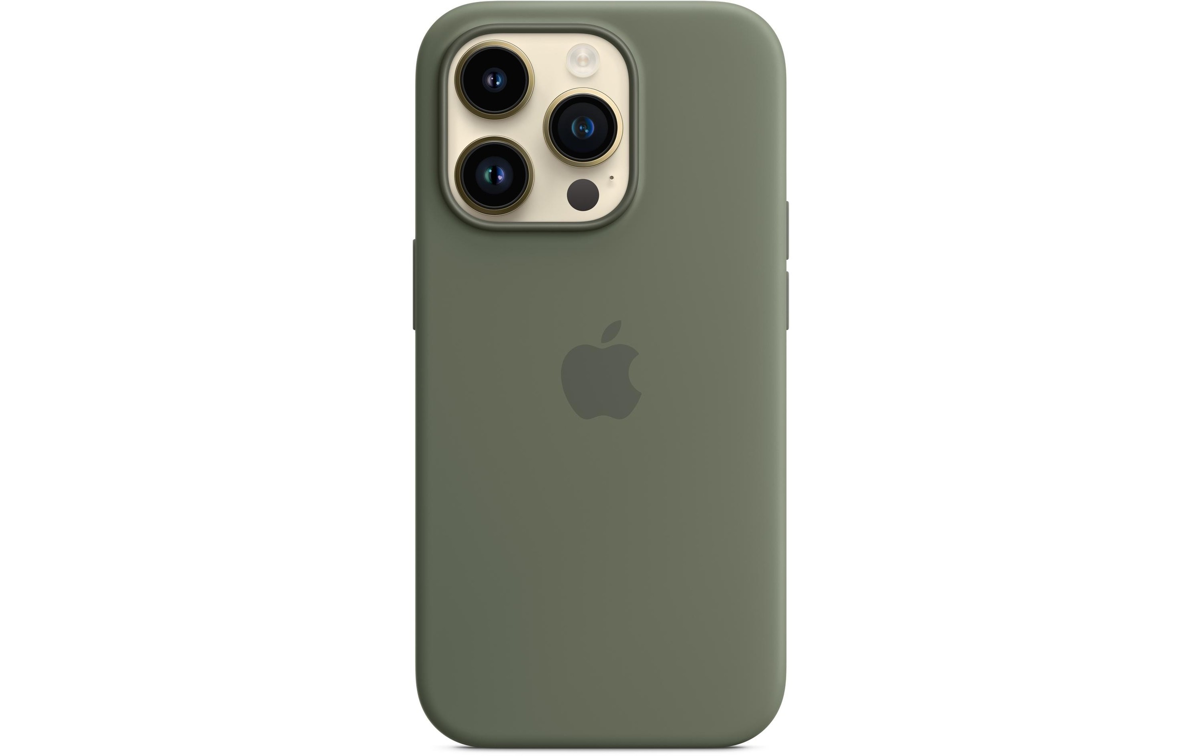 Apple Smartphone-Hülle »Apple iPhone 14 Pro Silicone Case Olive«, iPhone 14 Pro, MQUH3ZM/A