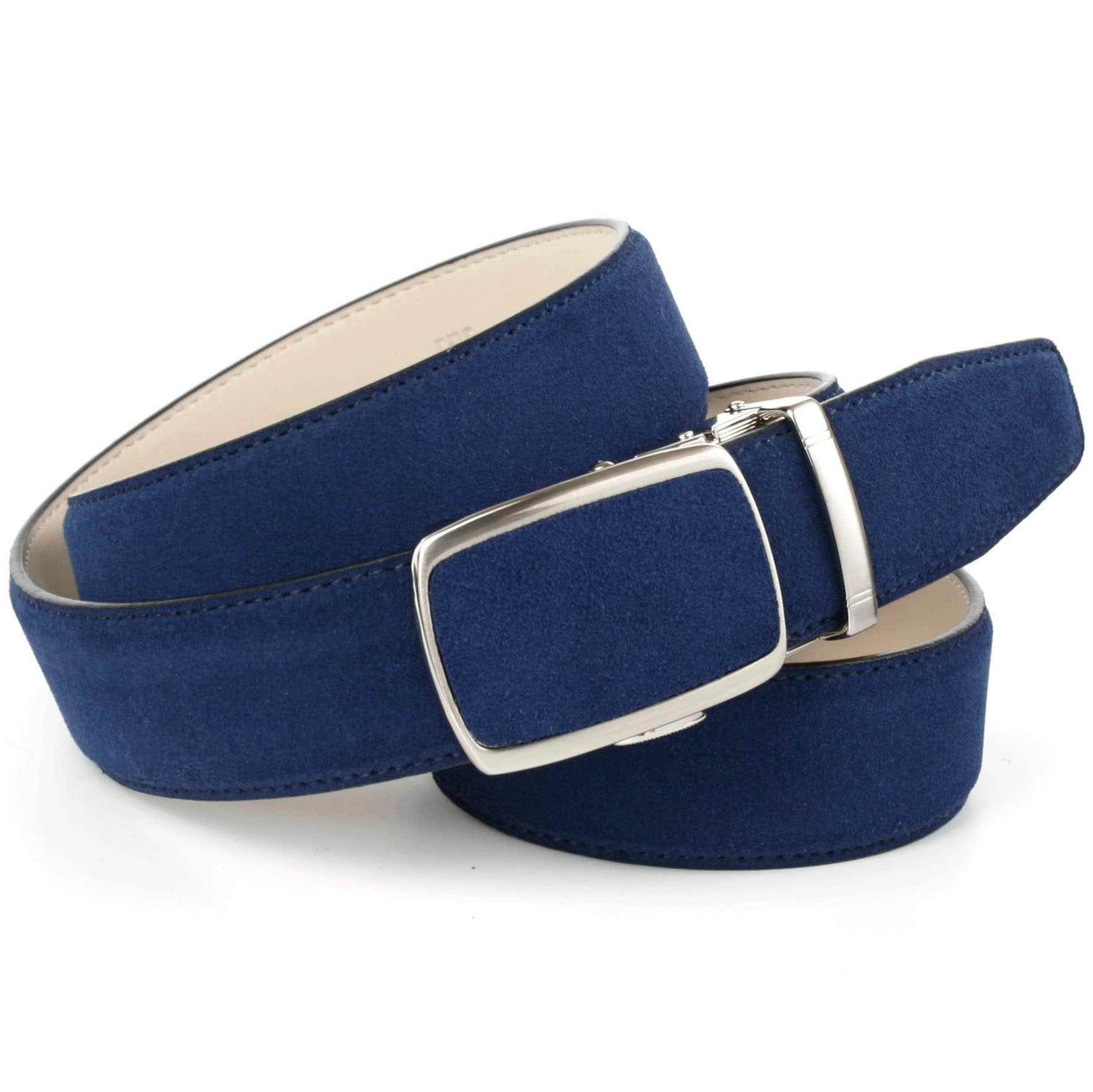 Image of Anthoni Crown Ledergürtel, Veloursledergürtel, zeitlos und elegant bei Ackermann Versand Schweiz