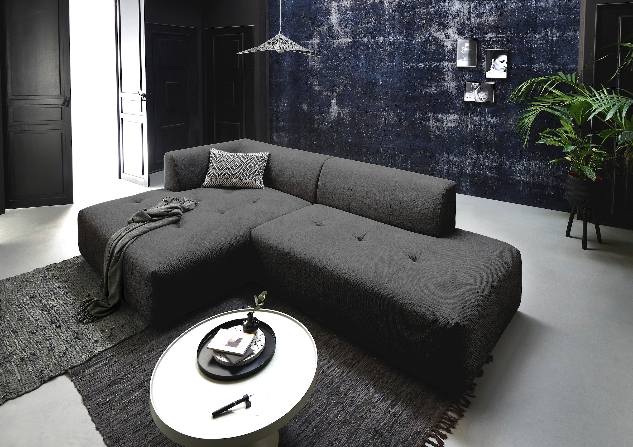 ATLANTIC home collection 3-Sitzer »Leonardo«, Ottomane mit XXL-Liegefläche