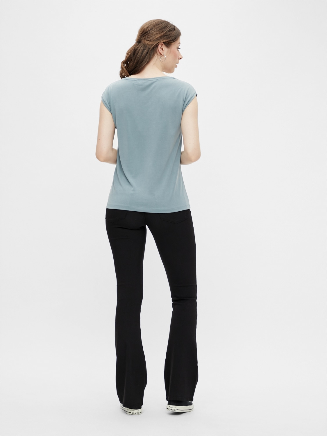 pieces Kurzarmshirt »PCKAMALA TEE NOOS BC«