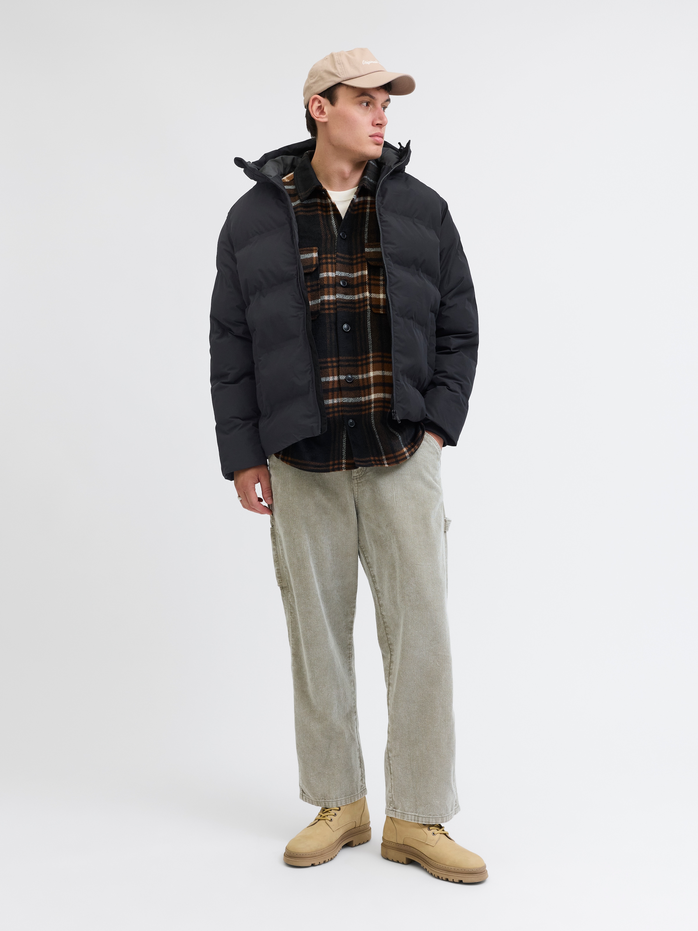 Jack & Jones Veste matelassée »JJESOHO PUFFER HOOD SN« mit Kapuze
