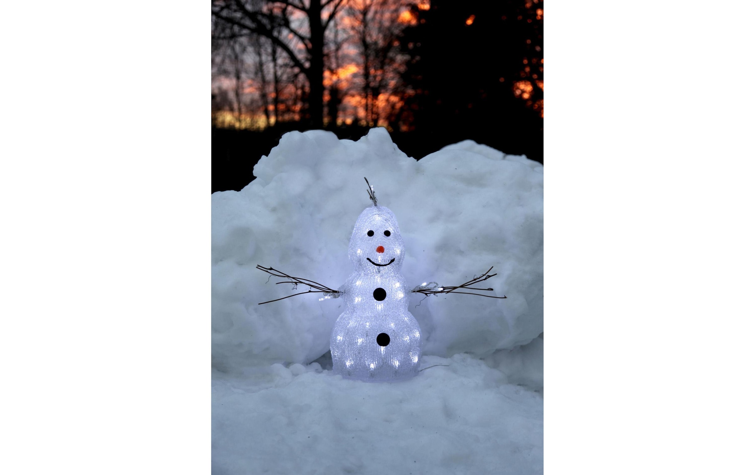 Parforce Traditional Hunting Figurine décorative LED »38 cm Schneemann«