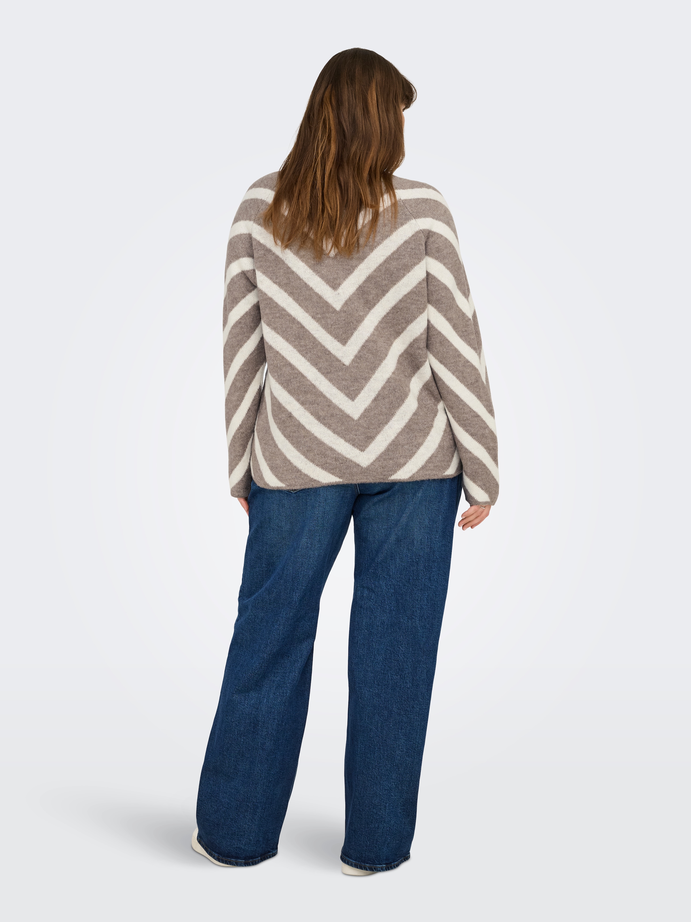 ONLY CARMAKOMA Strickpullover »CARELIZA L/S PULLOVER KNT NOOS« Kunstfaser