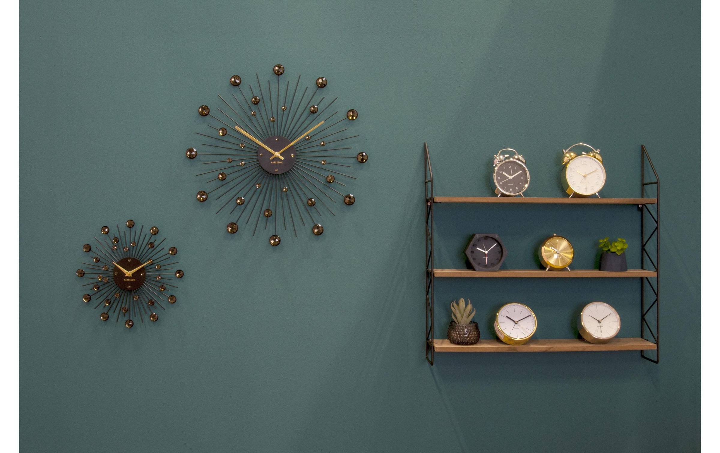 Karlsson Wanduhr »Sunburst Medium Ø«
