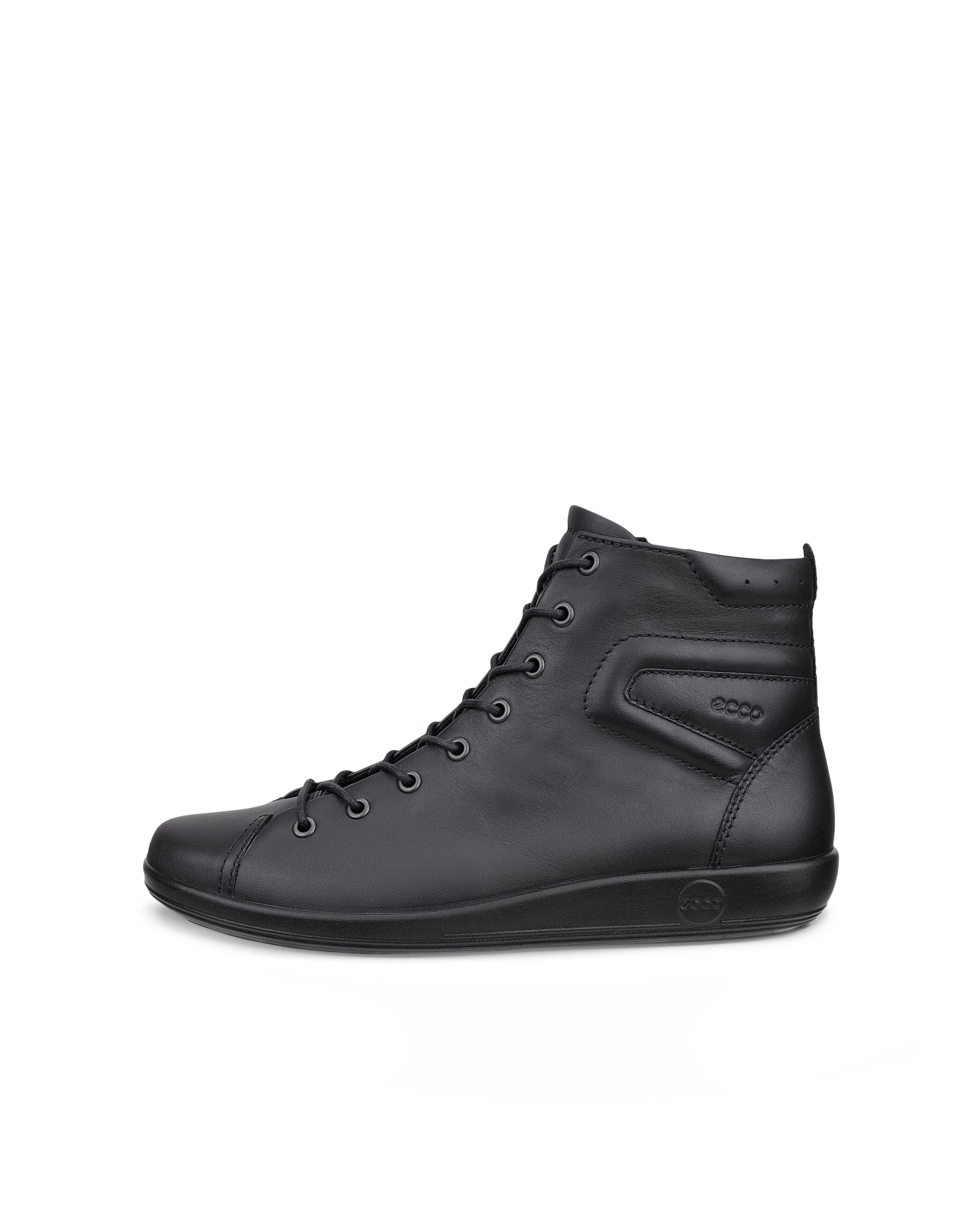 Ecco Schnürboots »ECCO SOFT 2.0«  Casual-Boots, Stiefelette, High Top-Sneaker mit Reissverschluss