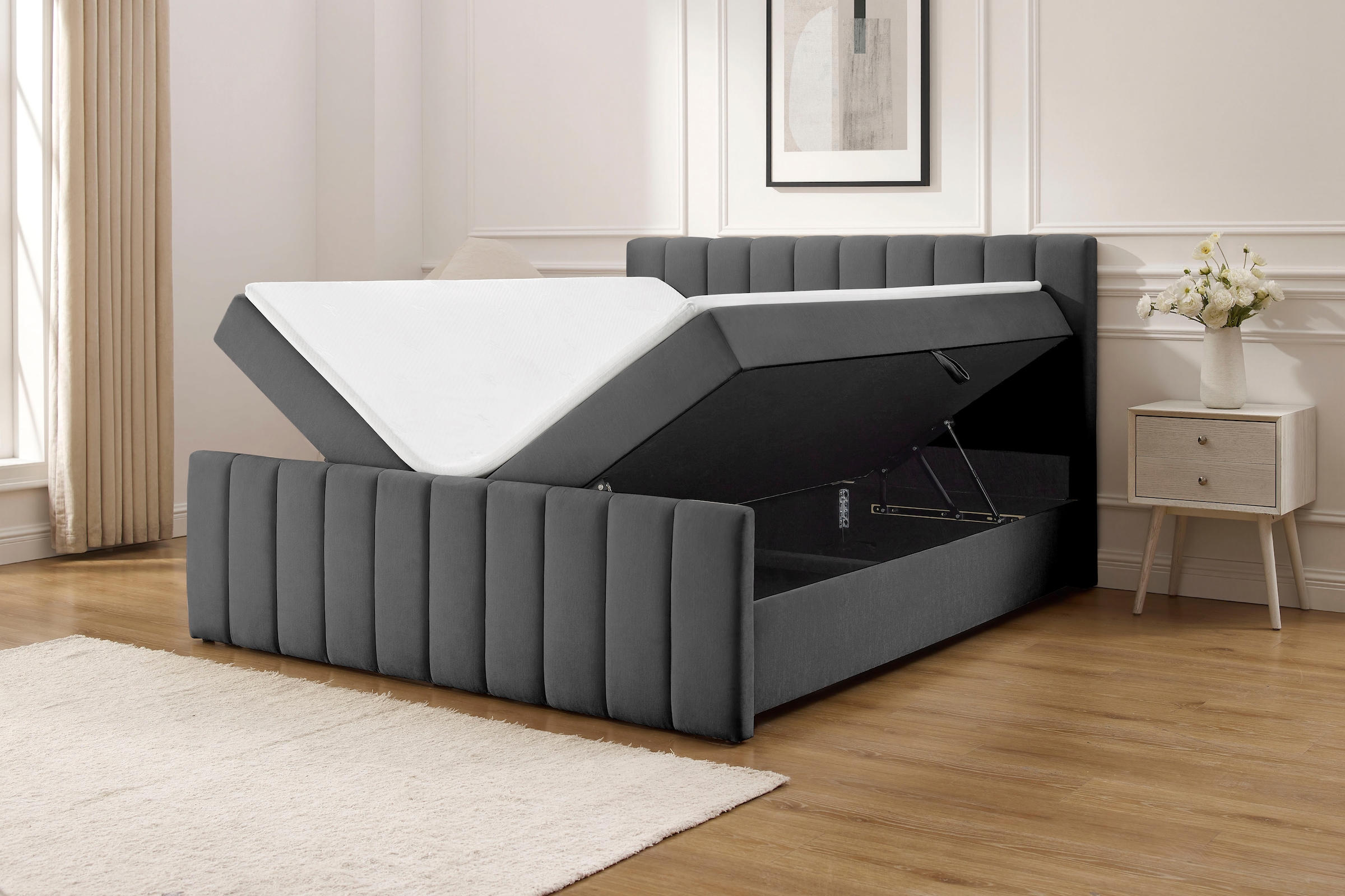 GOODproduct Boxbett »Yanna inkl. Bettkasten und Topper, Liegefläche 180x200cm« erhältlich in der Grösse 180x200 cm