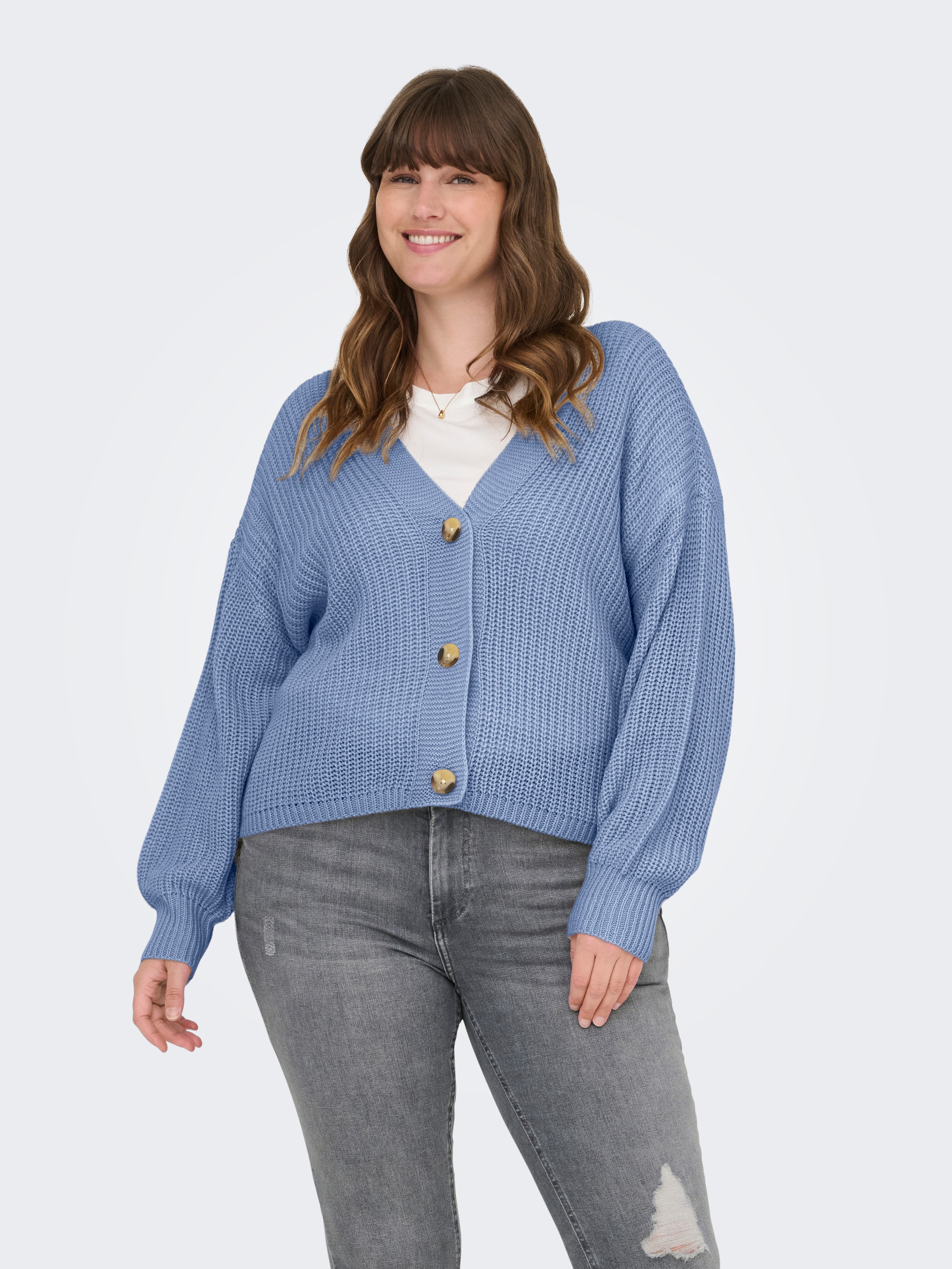 ONLY CARMAKOMA Strickjacke »CARCAROL NICE L/S CARDIGAN KNT NOOS«