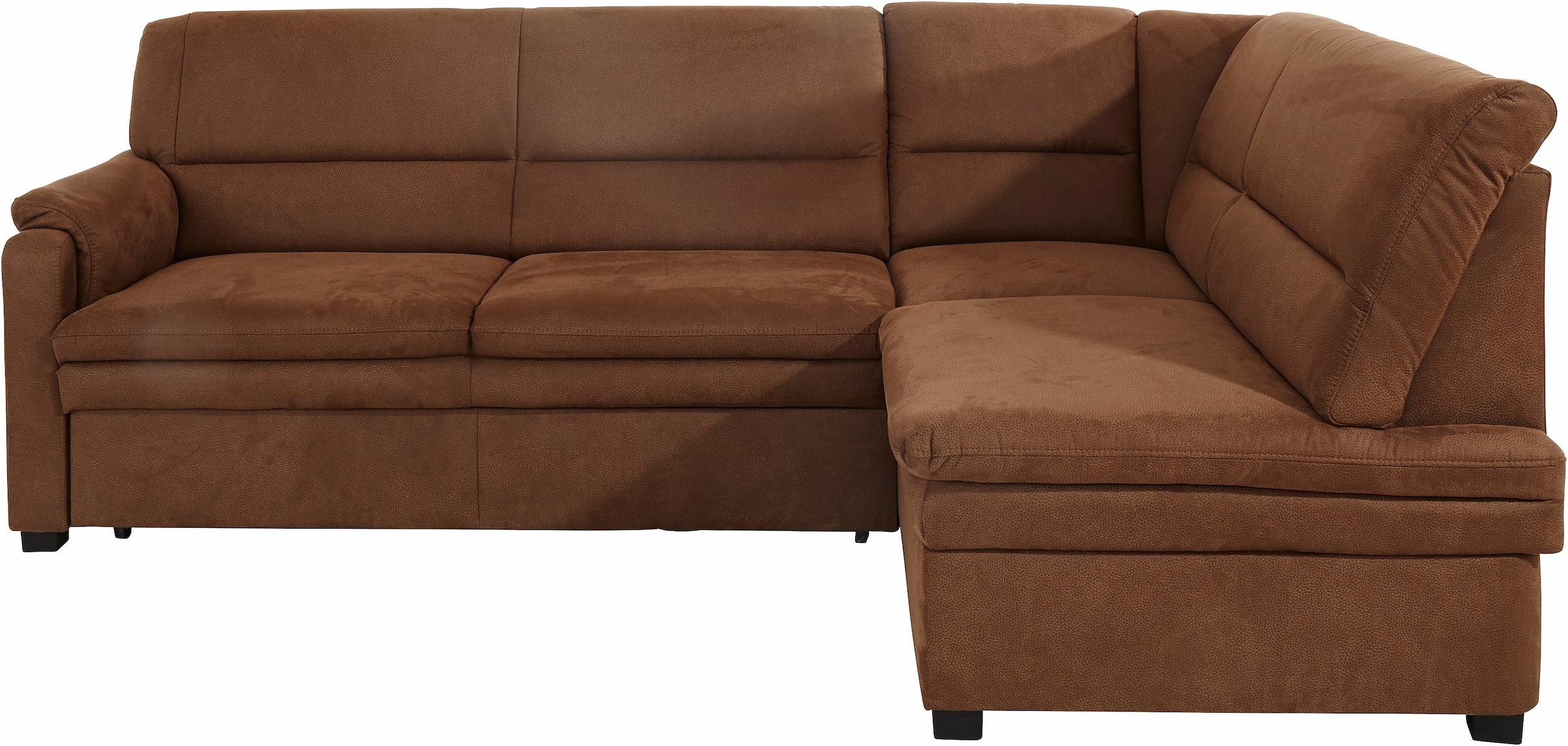 sit&more Ecksofa »Pisa L-Form«, mit Federkern, wahlweise mit Bettfunktion