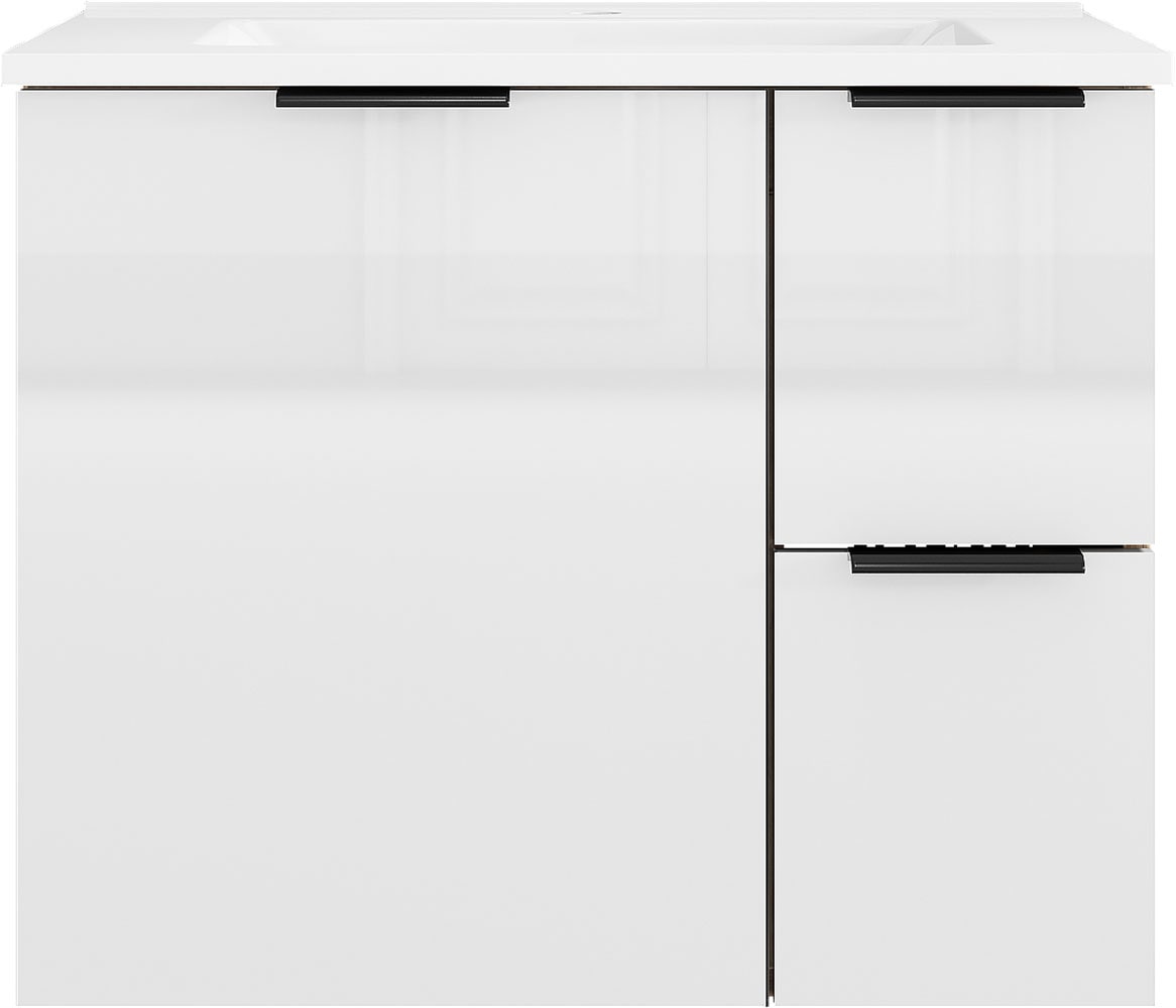 GOODproduct Waschtisch »Picante« inkl. Keramikbecken, 60 und 80 cm, 1Tür + 2 Schubladen, wandhängend