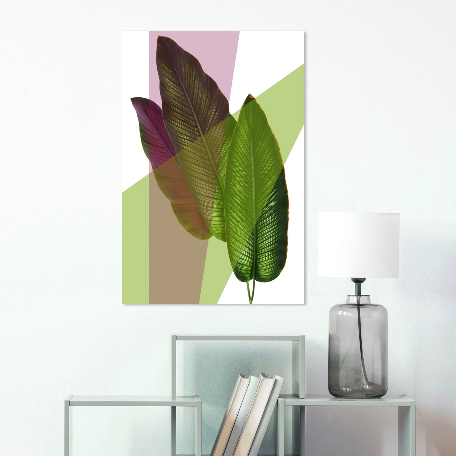 queence Acrylglasbild »Blätter«, Pflanzen-Pflanzenbilder-Kunst-Blätter-Blätterbilder, Fine Art-Print in Galeriequalität