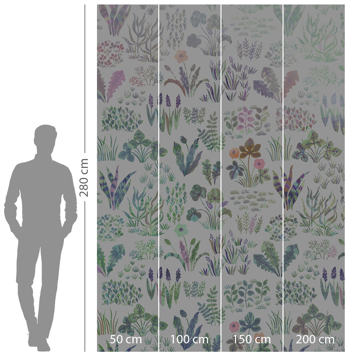 Komar Papier peint intissé »Digitaldruck Vlies -  Flower Farm - Grösse 200 x 280 cm« imprimé Kinderzimmer