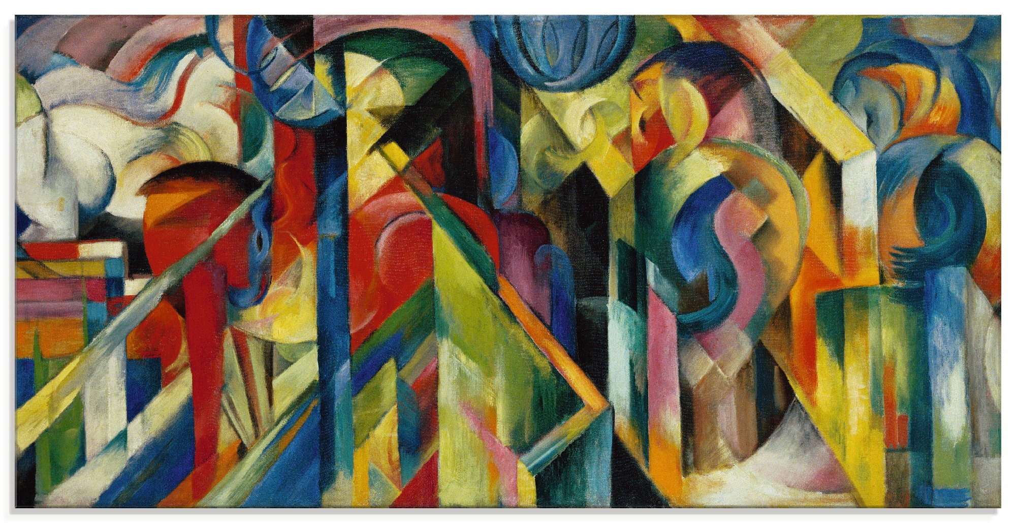 Image of Artland Glasbild »Stallungen. 1913«, Muster, (1 St.) bei Ackermann Versand Schweiz