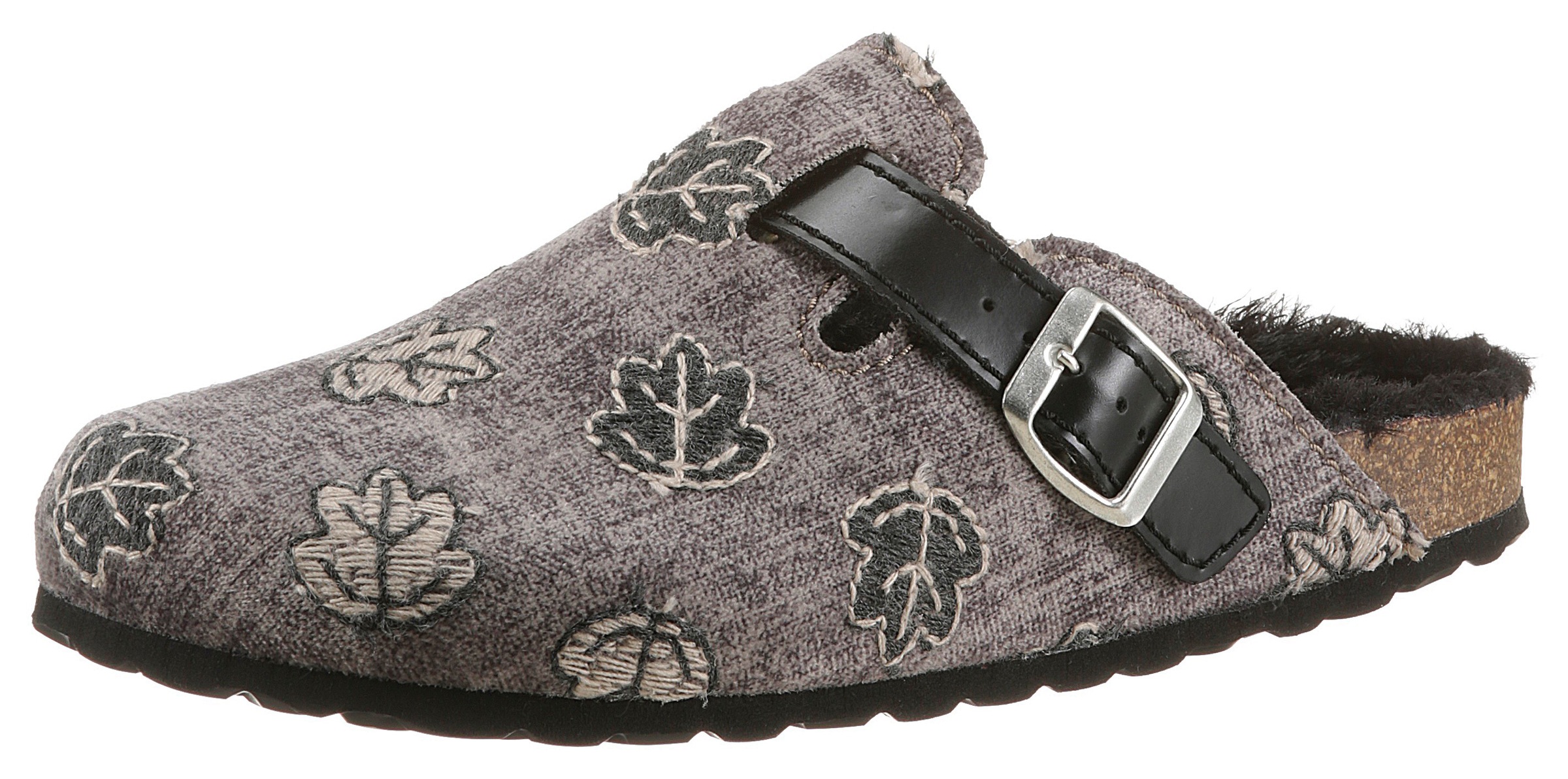 Image of CITY WALK Pantoffel, mit "Blätter"-Motiv bei Ackermann Versand Schweiz