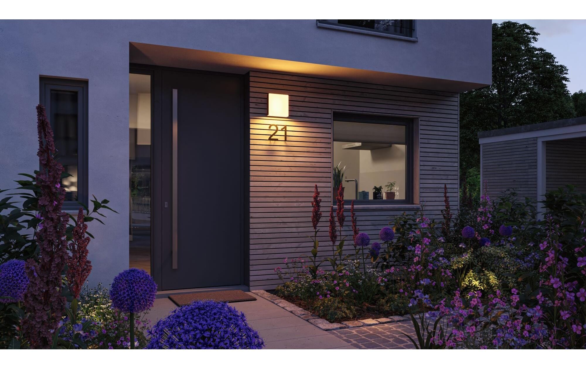 Paulmann Aussen-Wandleuchte »LED Aussenwandleuchte Azalena, Smart Home Zigbee 3.0« LED-Modul warmweiss