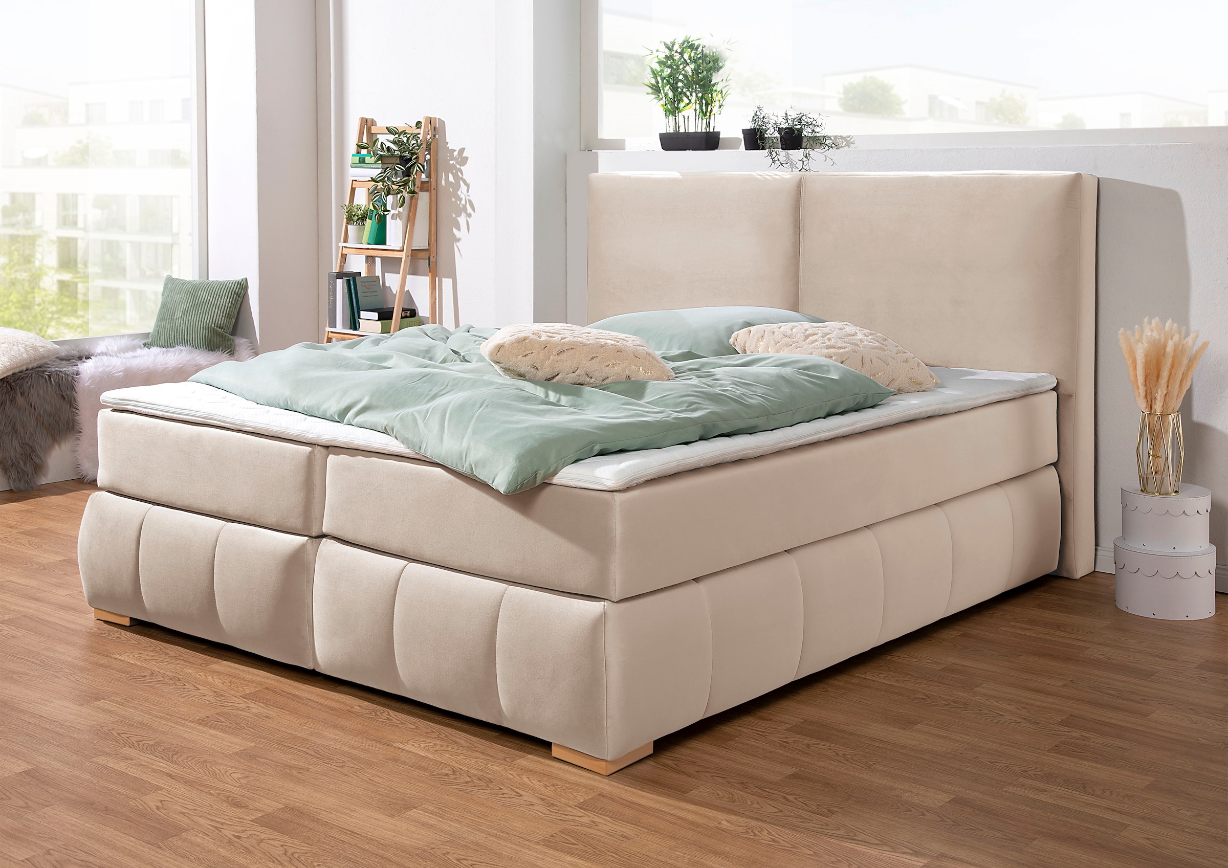 Image of Home affaire Boxspringbett "Wehma"