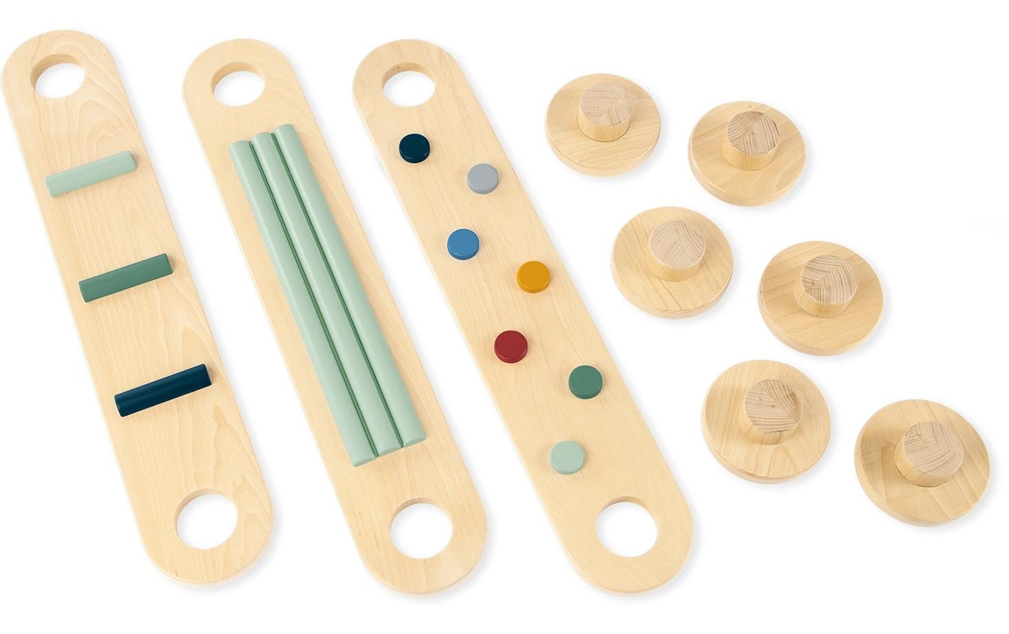 Lernspielzeug »Pinolino Balance Parcours «Kari» 9-teilig«, Holzart: Buche