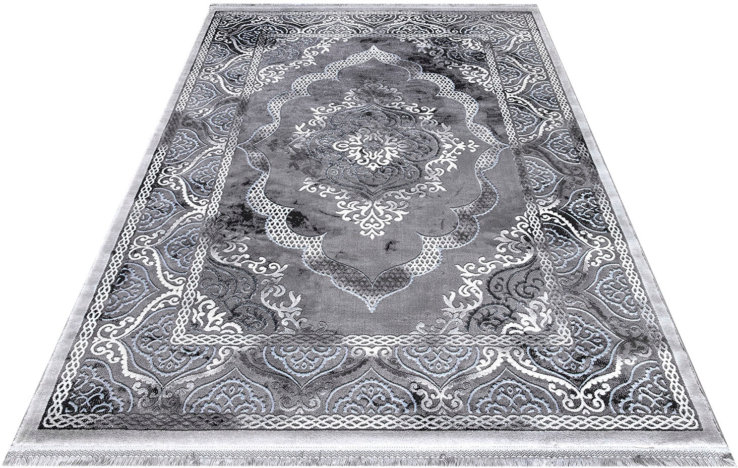 Image of Festival Teppich »Astana«, rechteckig, 11 mm Höhe, Hoch-Tief-Struktur, Orient Optik, Wohnzimmer bei Ackermann Versand Schweiz