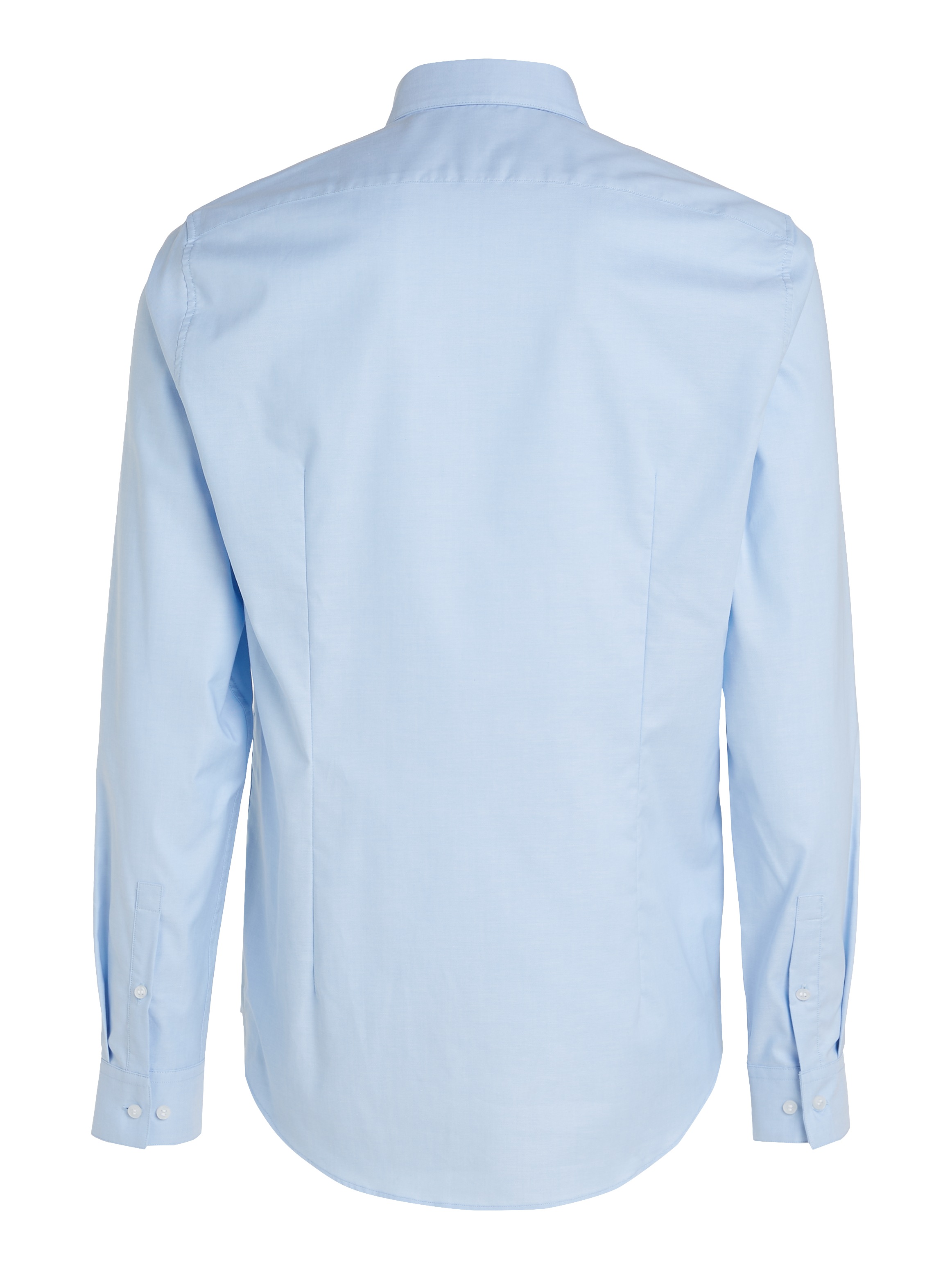 Calvin Klein Langarmhemd »OXFORD SOLID SLIM SHIRT«, mit Logoprägung