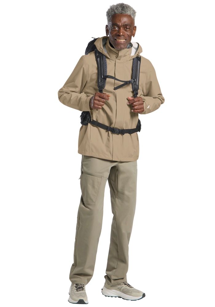Jack Wolfskin Veste fonctionnelle »TRAILTIME 2L JKT M« avec capuche avec capuche rangée dans le col, imperméable, coupe-vent