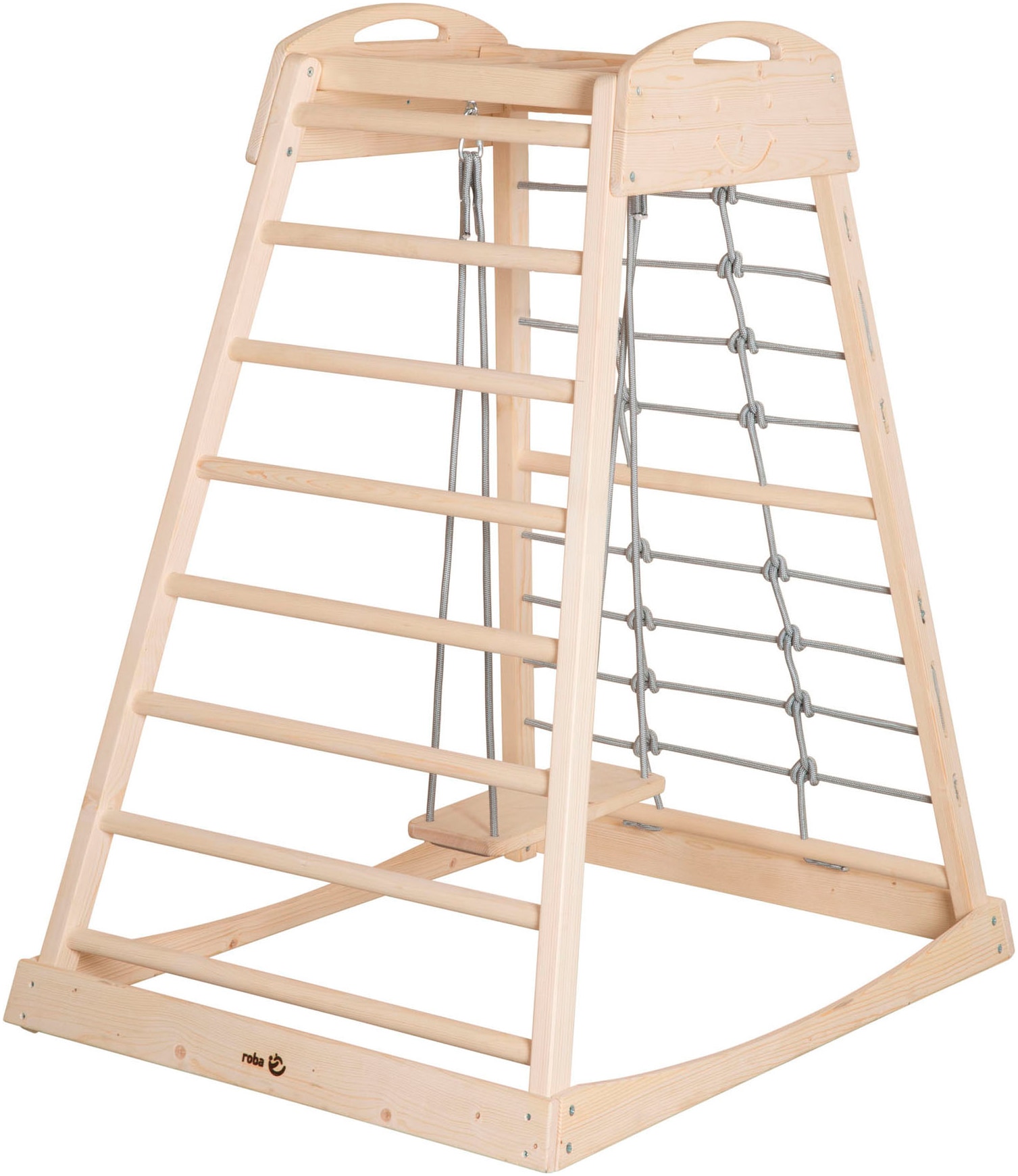 roba® Klettergerüst »Montessori Indoor Spielturm« Belastbar bis 70 kg