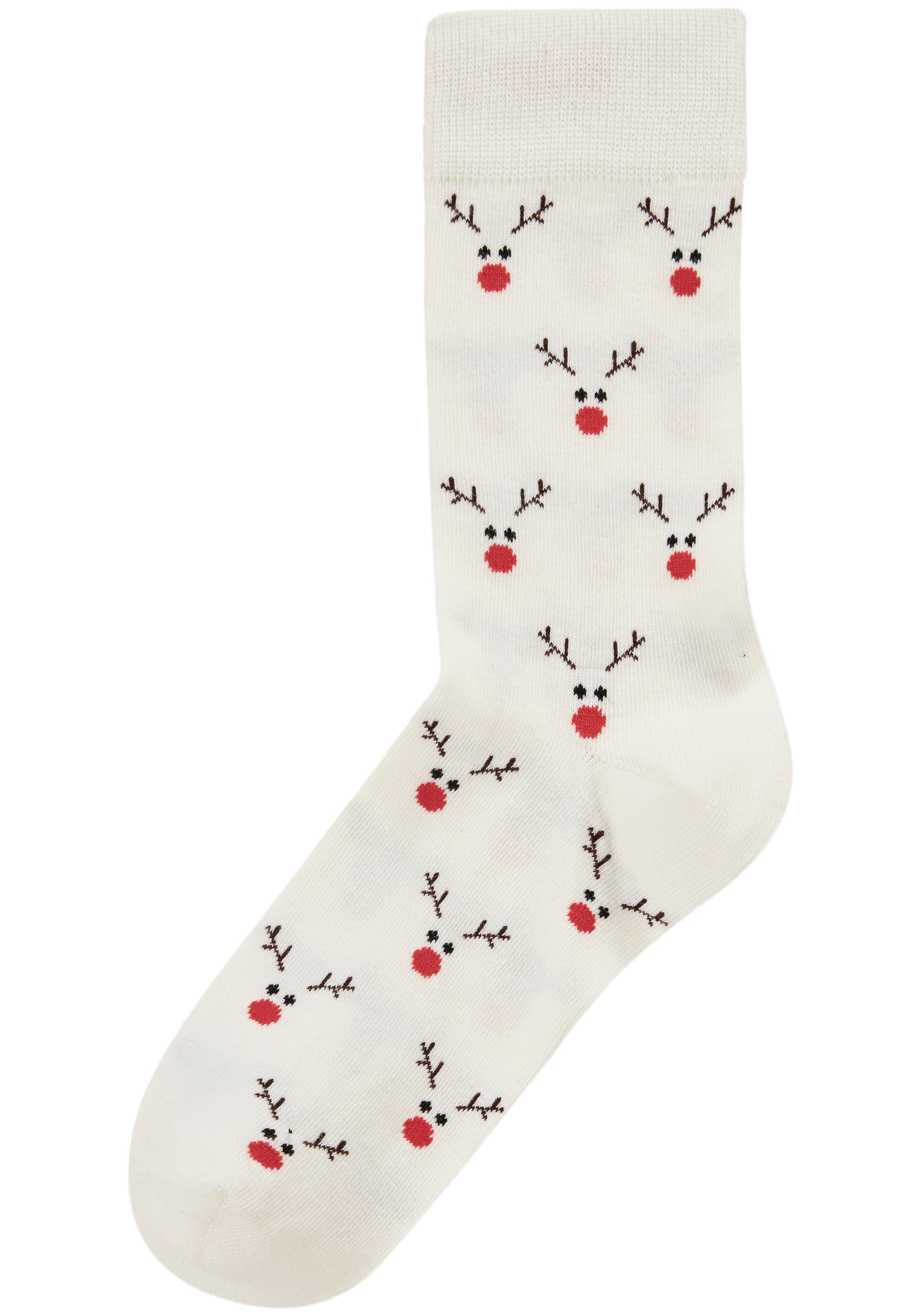 LASCANA Freizeitsocken »Damen Weihnachtssocken« Packung, 3 Paar tlg. mit zwei unterschiedlichen Designs