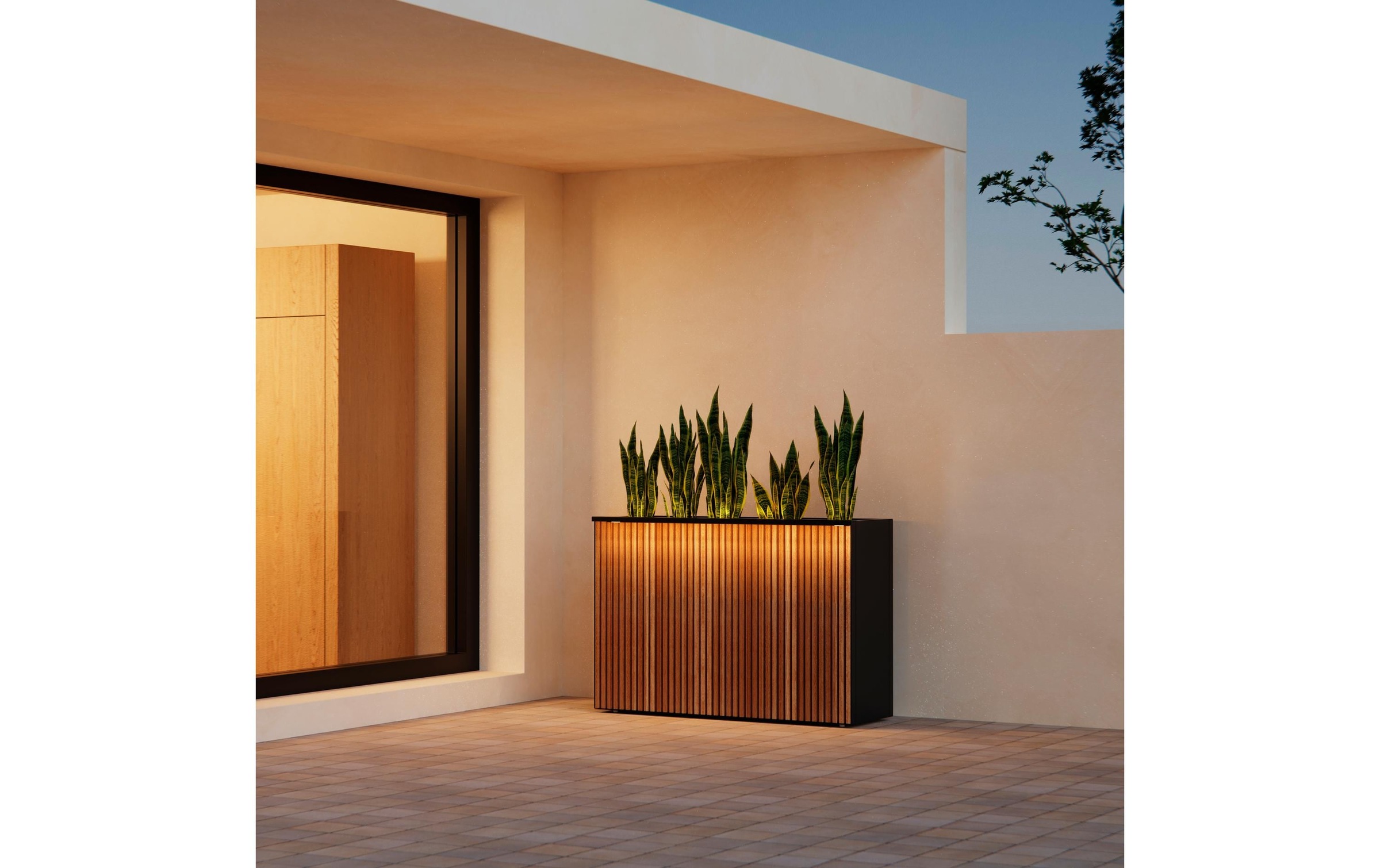 Herstera Garden Hochbeet »Deco Planter, 120 x 38 x 80 cm«