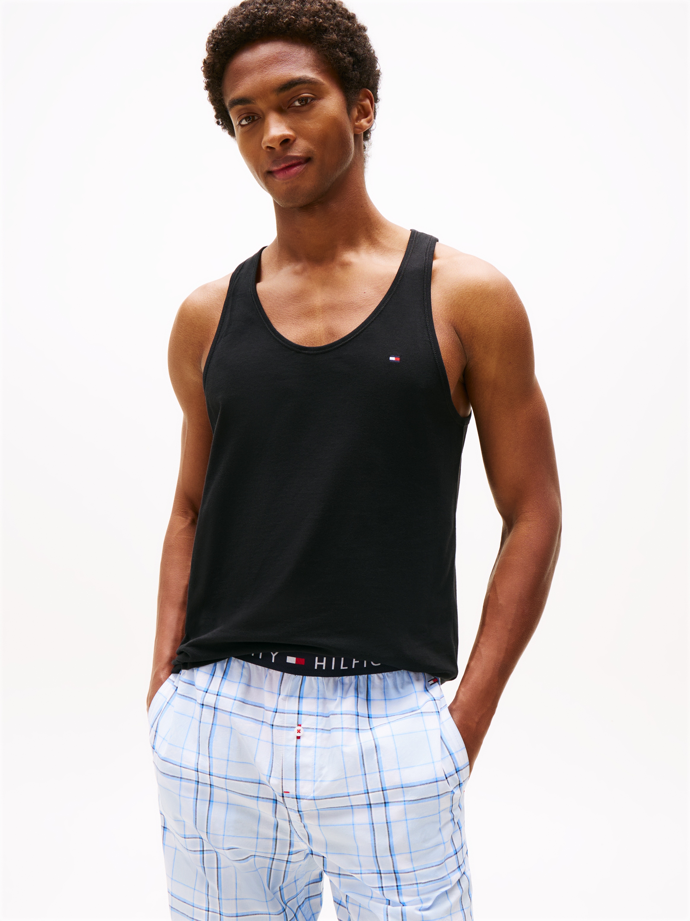Tommy Hilfiger Underwear Tanktop »3P TANK TOP«, (Packung, 3 tlg., 3er), mit Logo-Stickerei