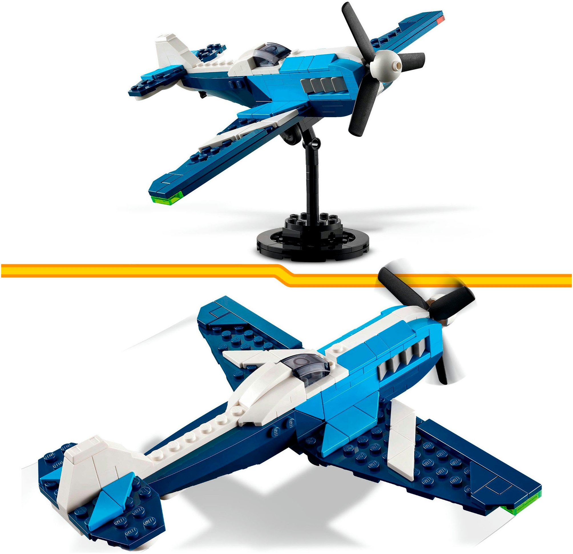 LEGO® Konstruktionsspielsteine »Flieger: Rennflugzeug (31160), LEGO Creator« Made in Europe
