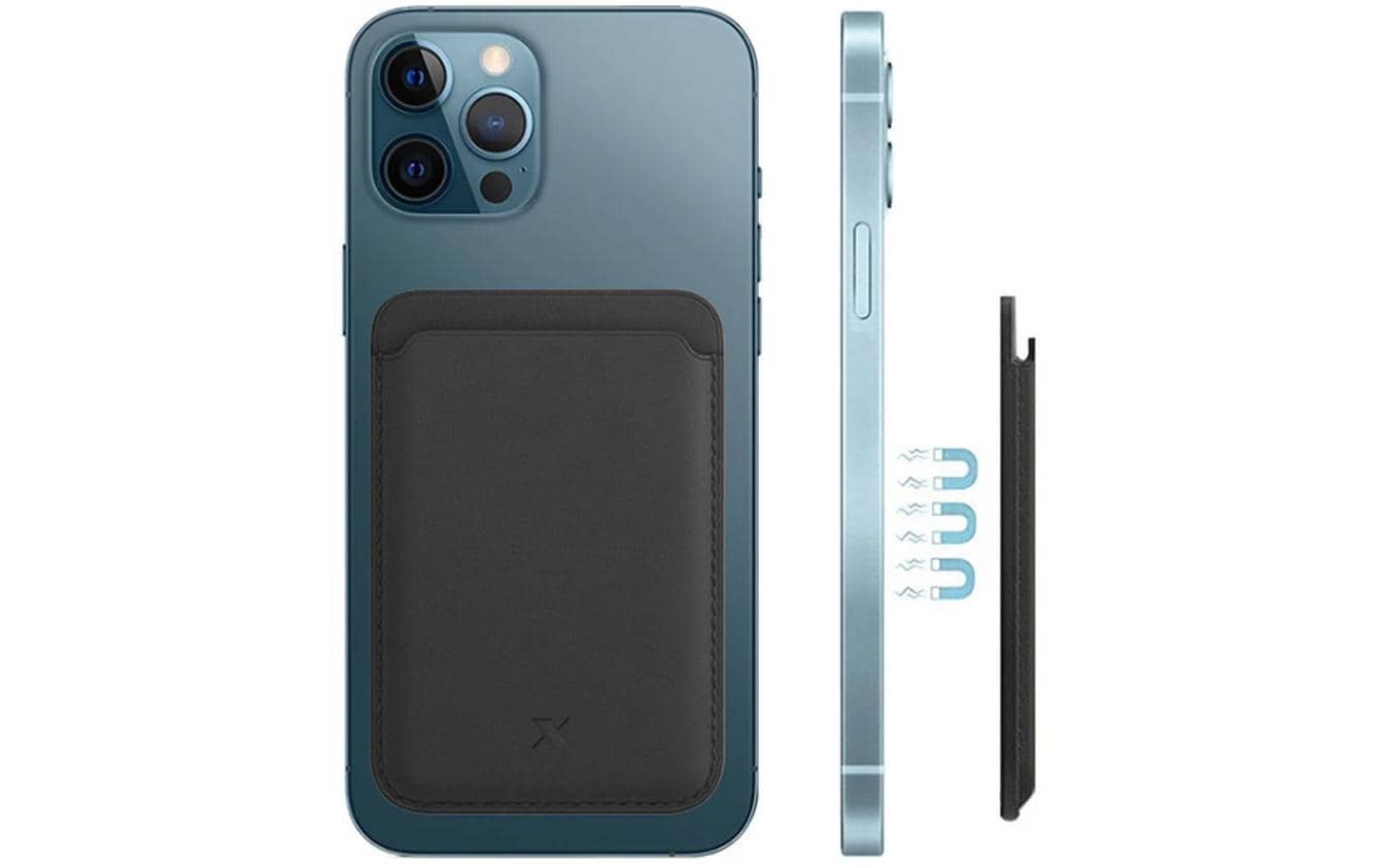 nevox Smartphone-Hülle »Leder Schwarz«