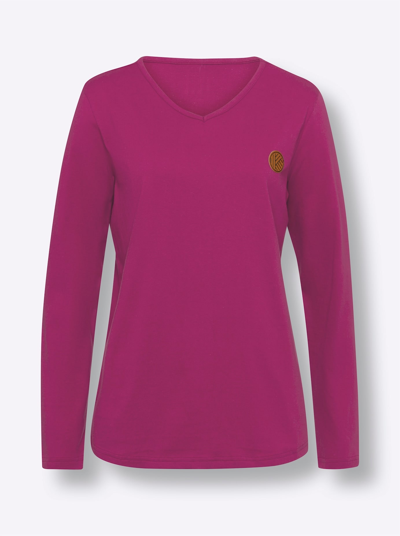 Classic Basics V-Shirt »Langarm-Shirt«, (1 tlg.)