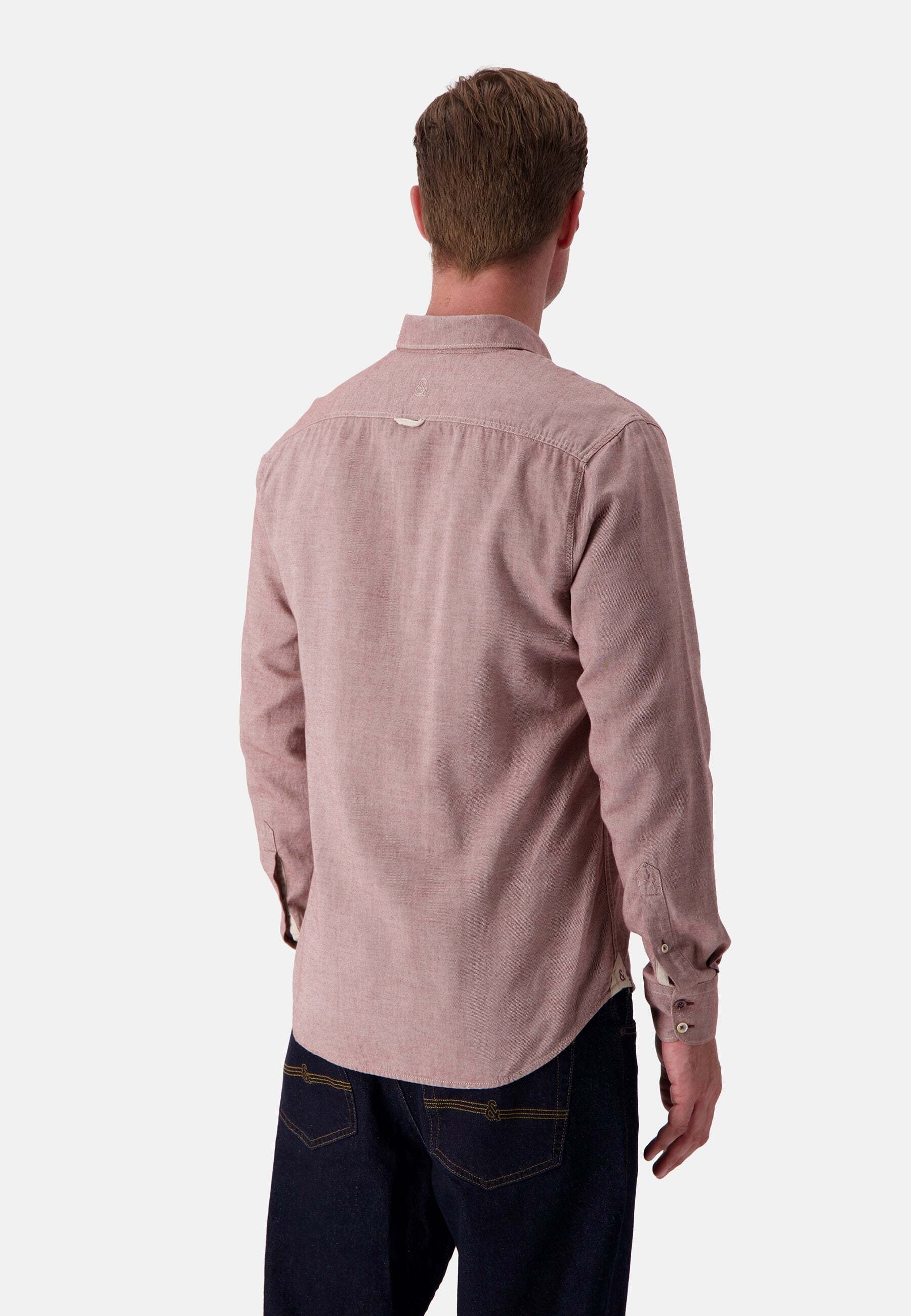 colours & sons Langarmhemd »colours & sons Langarmhemd Shirt Brushed Twill«