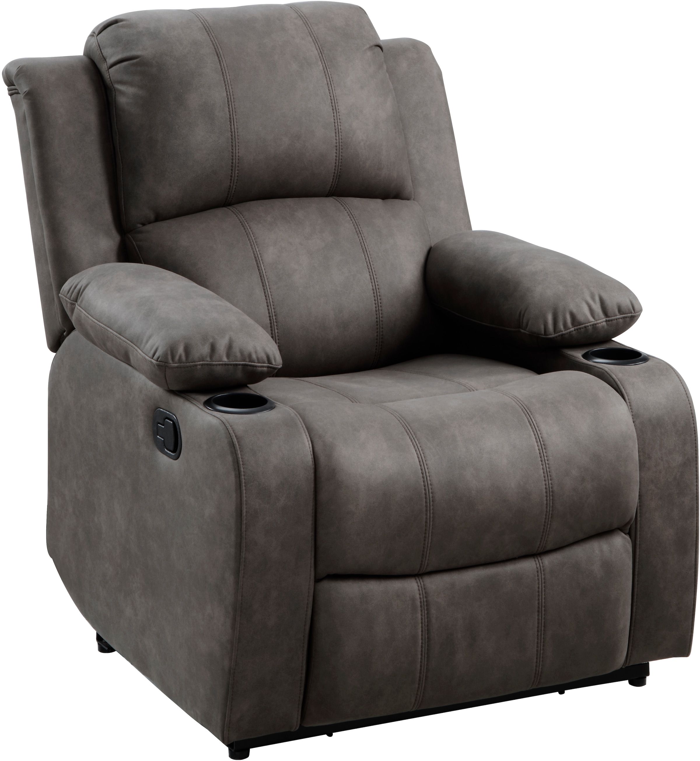 ATLANTIC home collection Relaxsessel »Cicero«, mit Relaxfunktion, Federkern und Getränkehalter