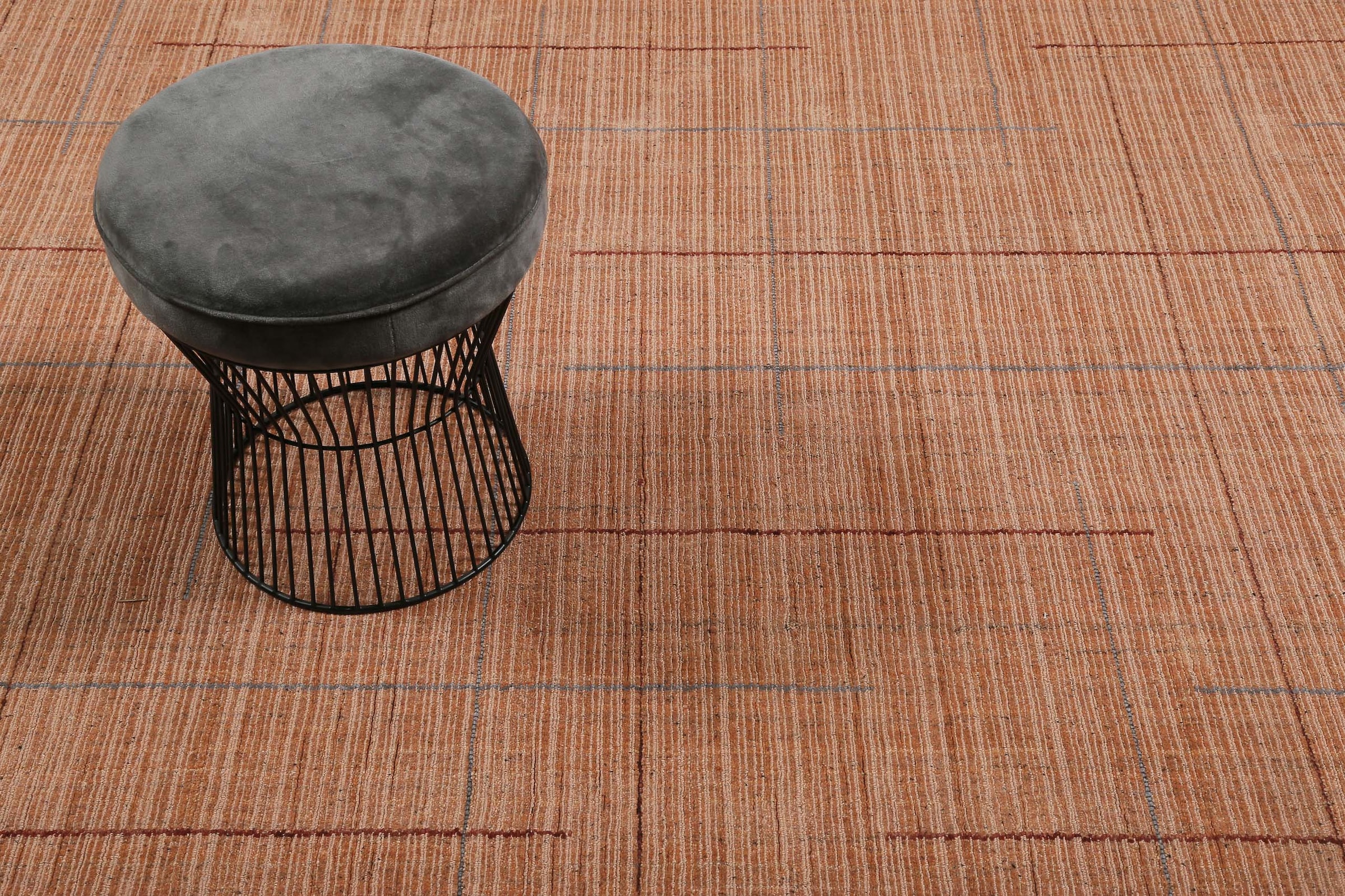 Wecon home Tapis »Milly« Rectangulaire 11 mm Höhe Kurzflorteppich, handgewebt, Naturfaser, Linienmuster, Wohnzimmer