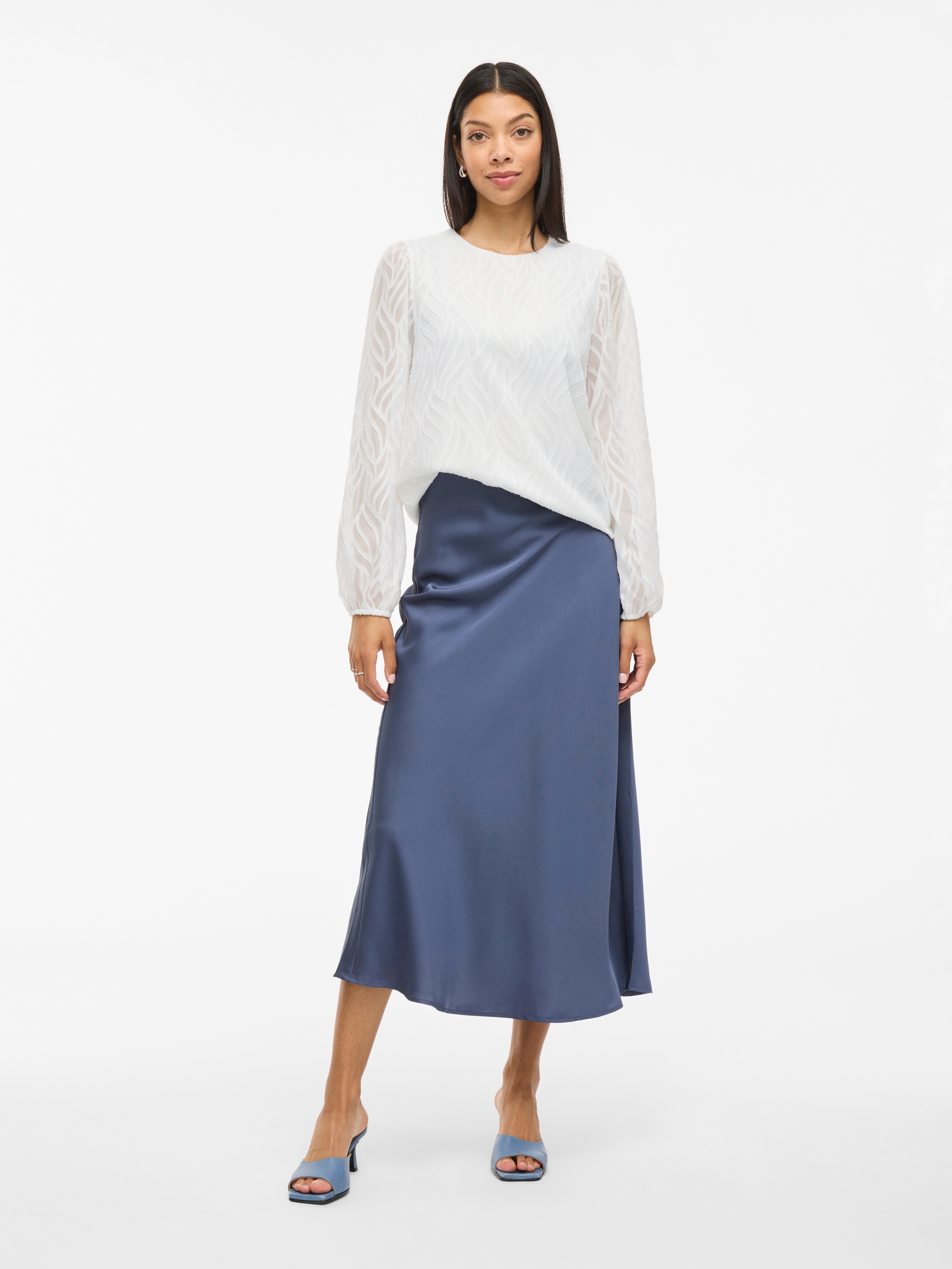 Vila Blusenshirt »VIMIKA O-NECK L/S TOP - NOOS«