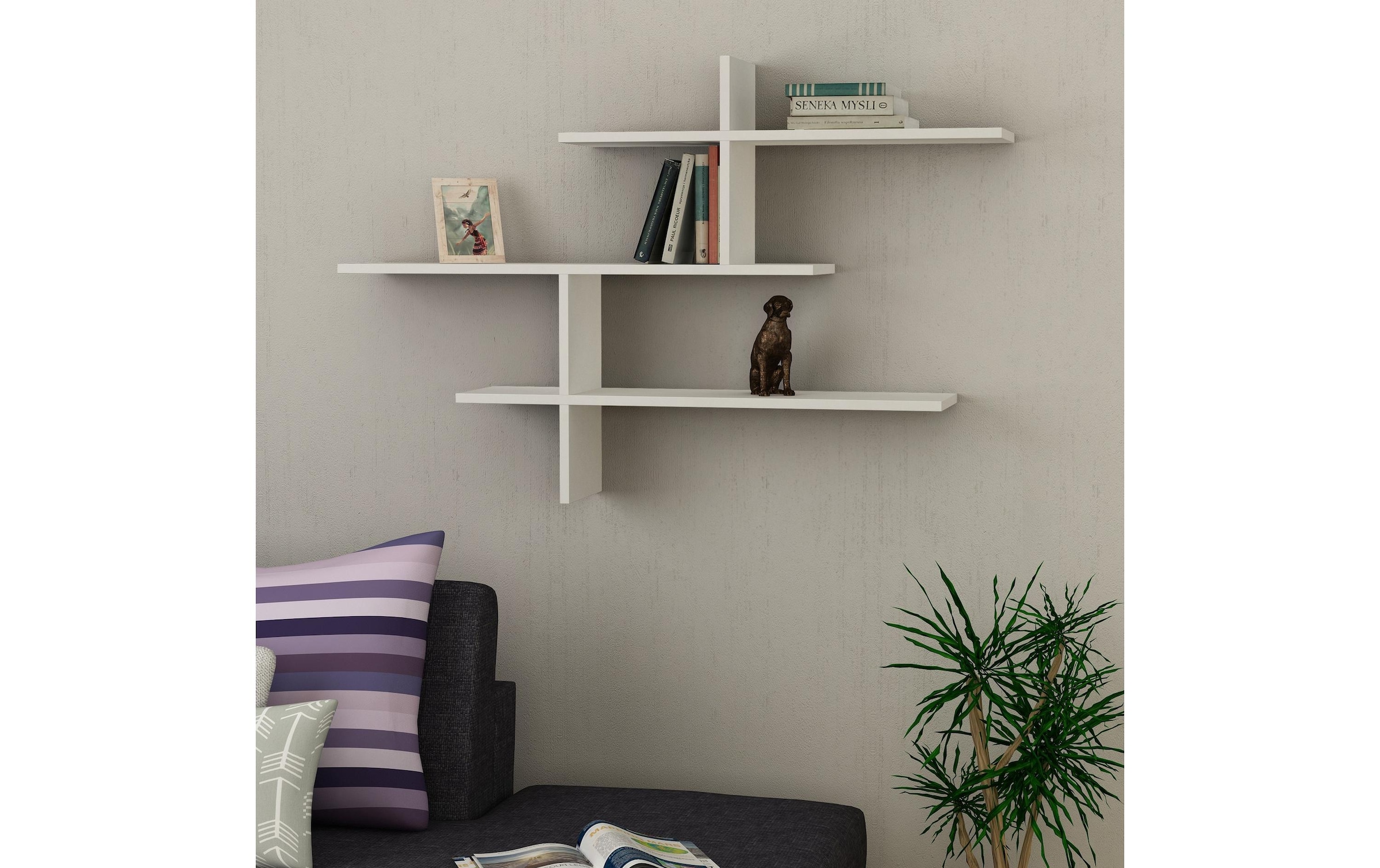 WOODY FASHION Étagère murale »Leo«