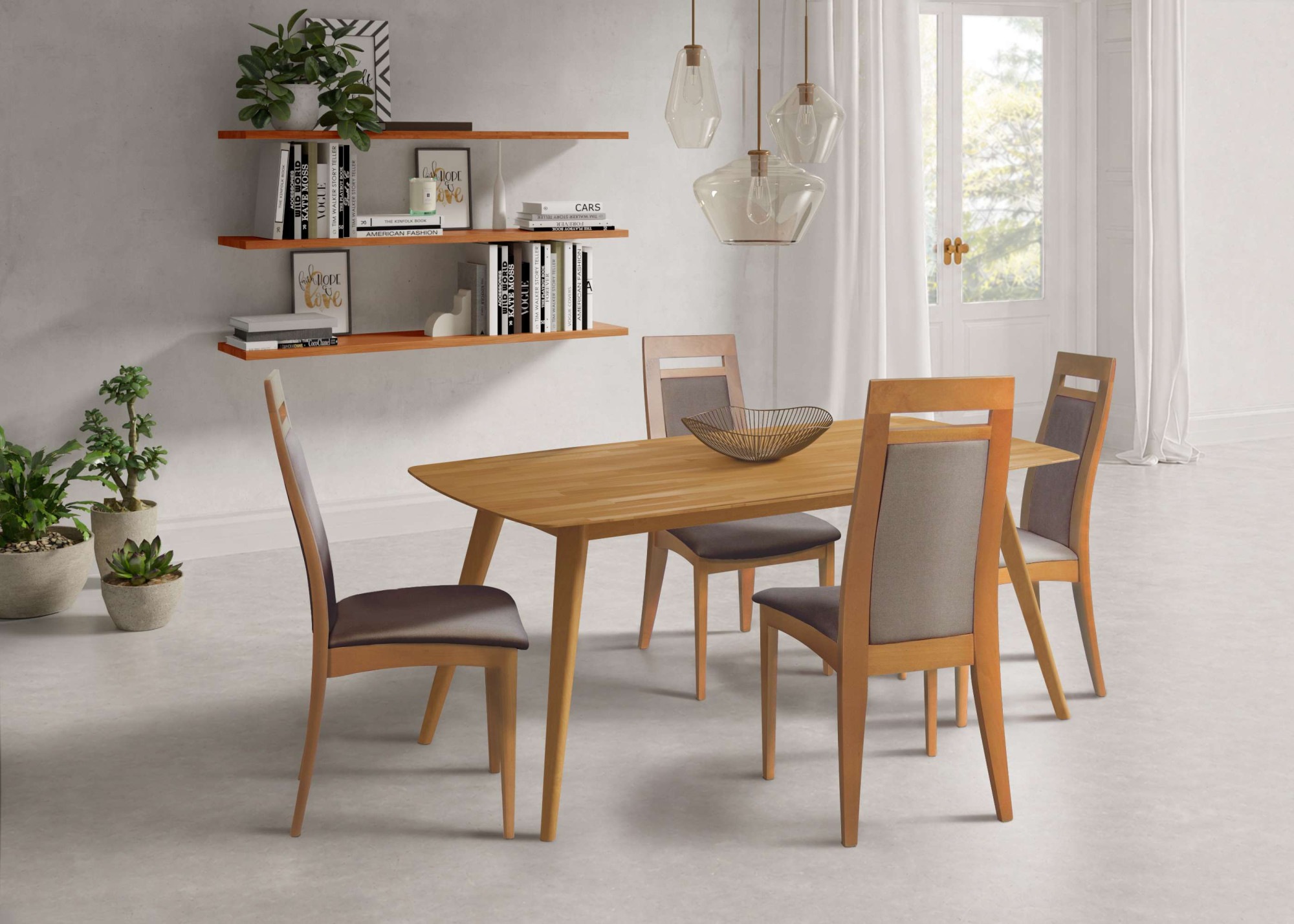 Home affaire Esszimmerstuhl "CLIO" () 2 Stk.Stuhl mit wasserabweisender Stoff