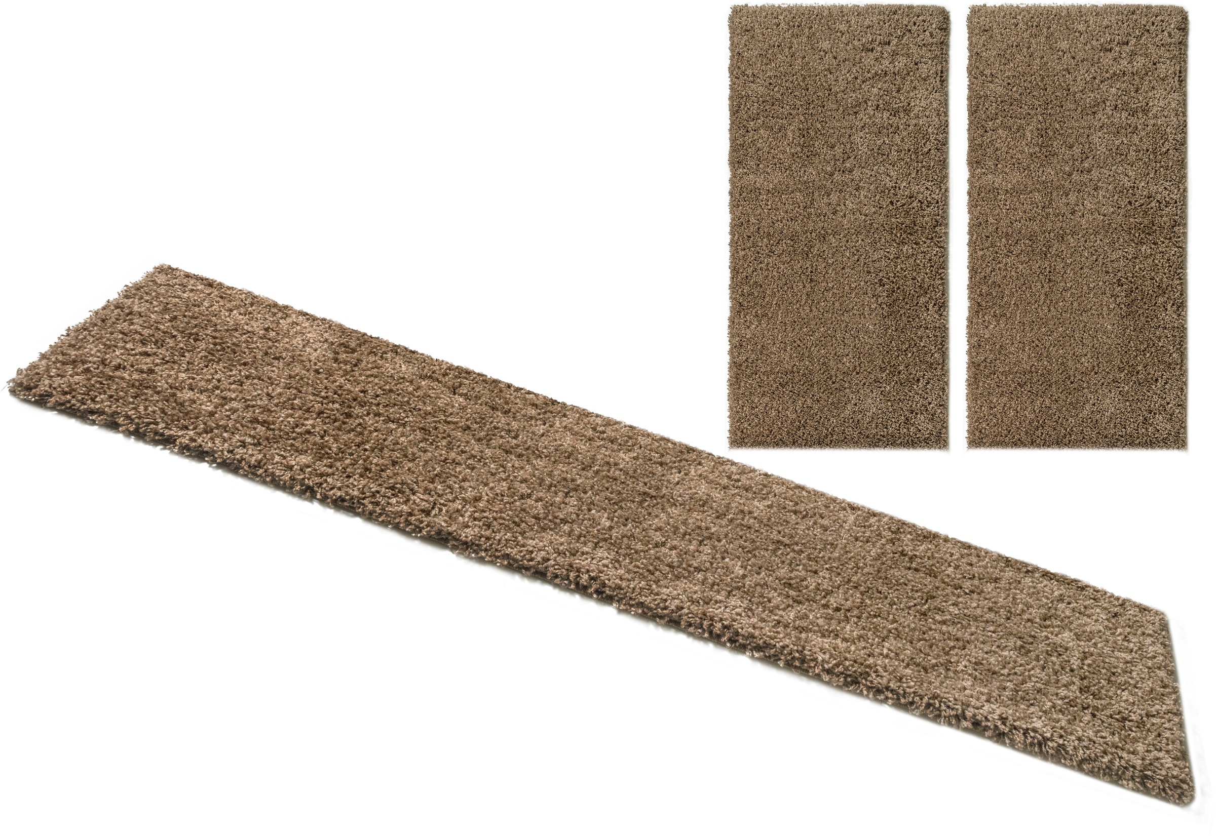 Image of Home affaire Bettumrandung »Viva«, Bettvorleger, Teppich, Läufer-Set für das Schlafzimmer, Uni-Farben, einfarbig, besonders weich und kuschelig bei Ackermann Versand Schweiz