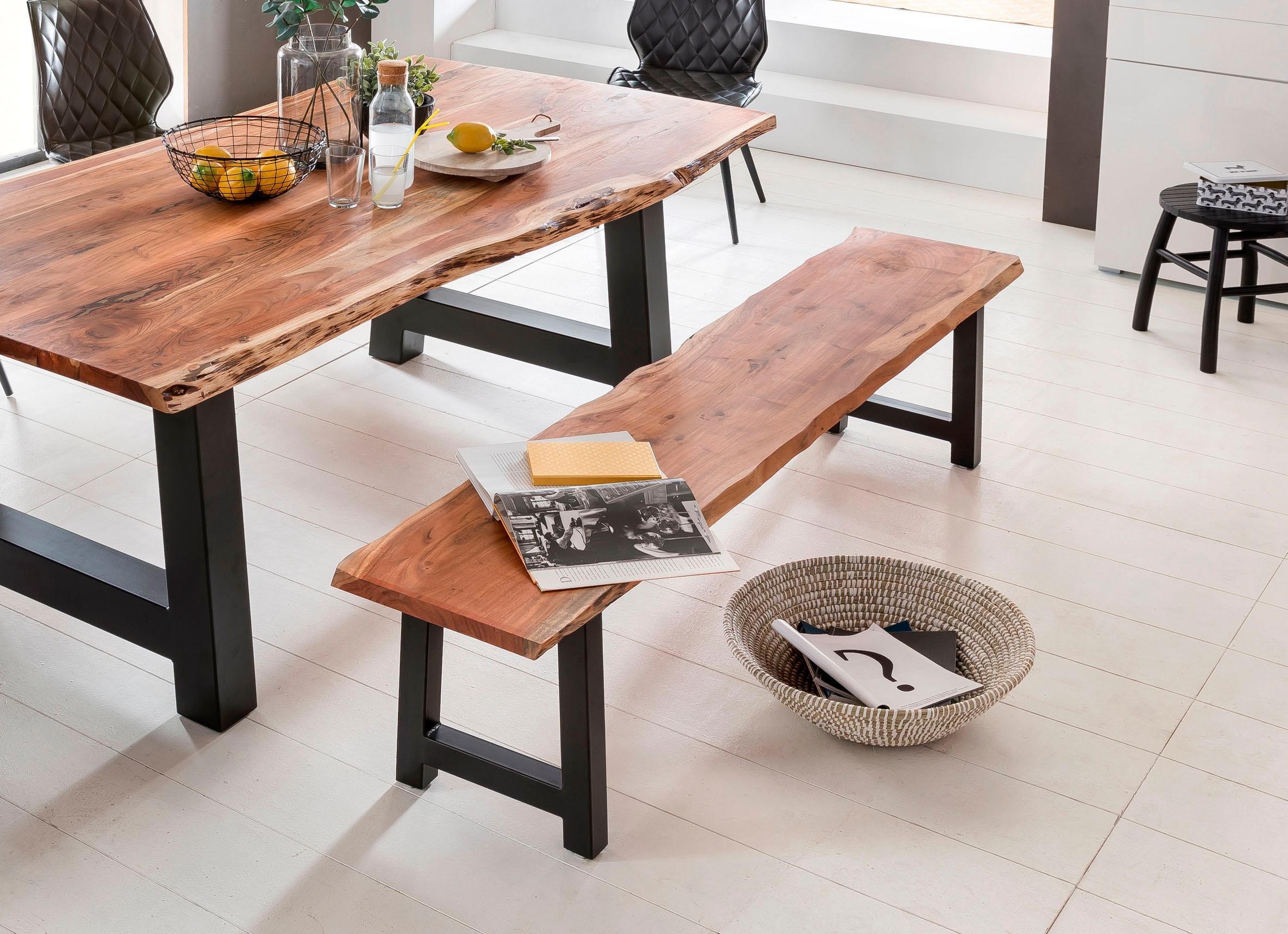 Image of Home affaire "Manhattan" mit Baumkantenoptik und Gestell in A-Form