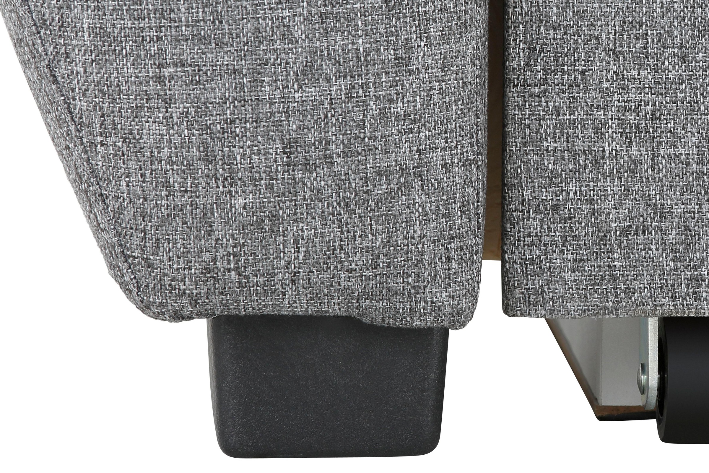 Home affaire Ecksofa »Quin L-Form« mit Bettfunktion, Bettkasten und Zierkissen, mit Federkern