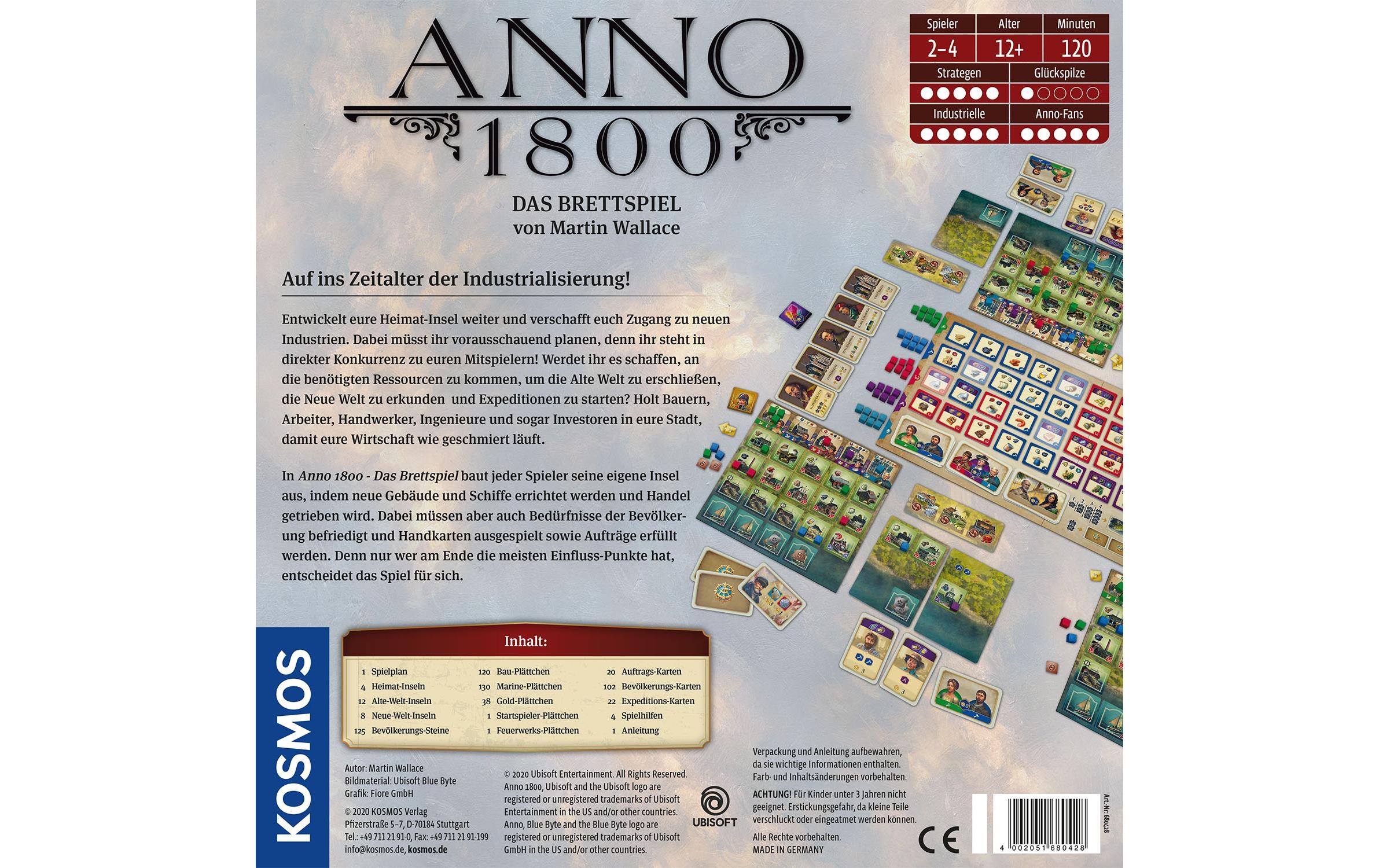 Kosmos Spiel »Anno 1800 - Das Brettspiel«