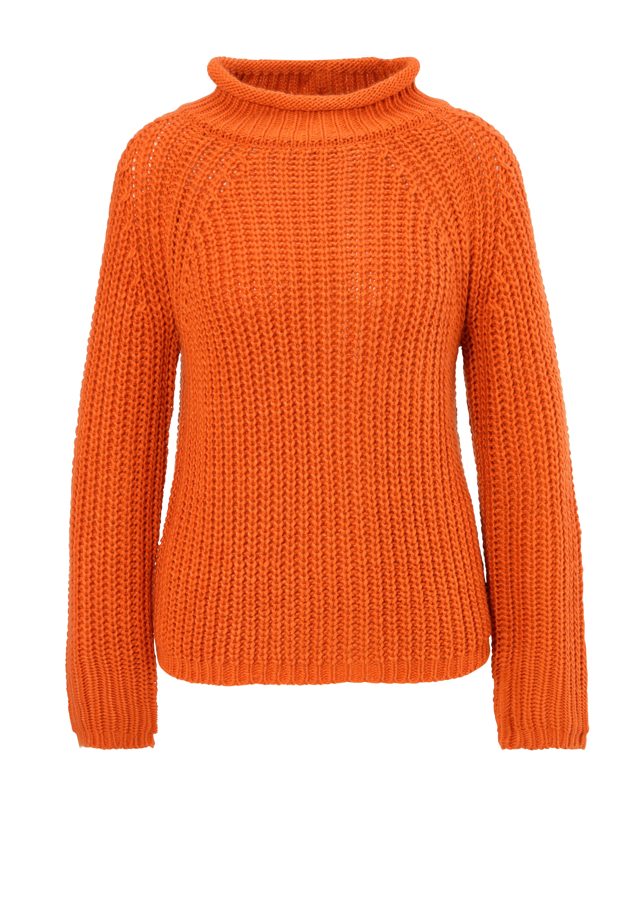 Aniston CASUAL Strickpullover, mit Rollkante am Stehkragen