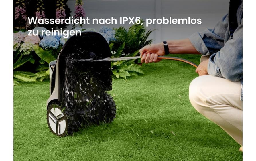   Rasenmähroboter »Terramow V1000 1200 m²«  Kabelloser, KI-gesteuerter Mähroboter