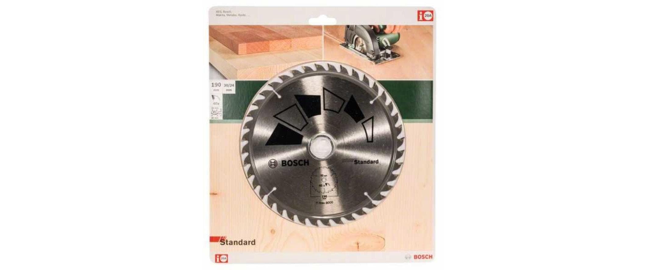 BOSCH Kreissägeblatt »Standard 190 mm«